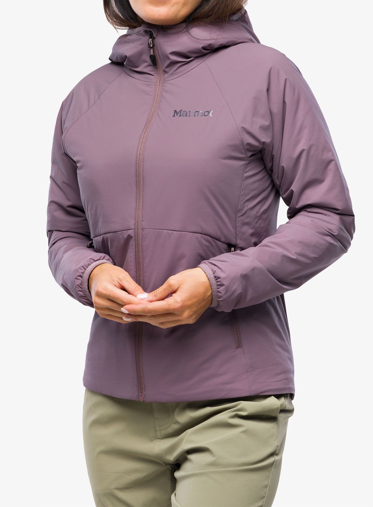 Ženska sintetična jakna Marmot Novus Hoody - hazy purple