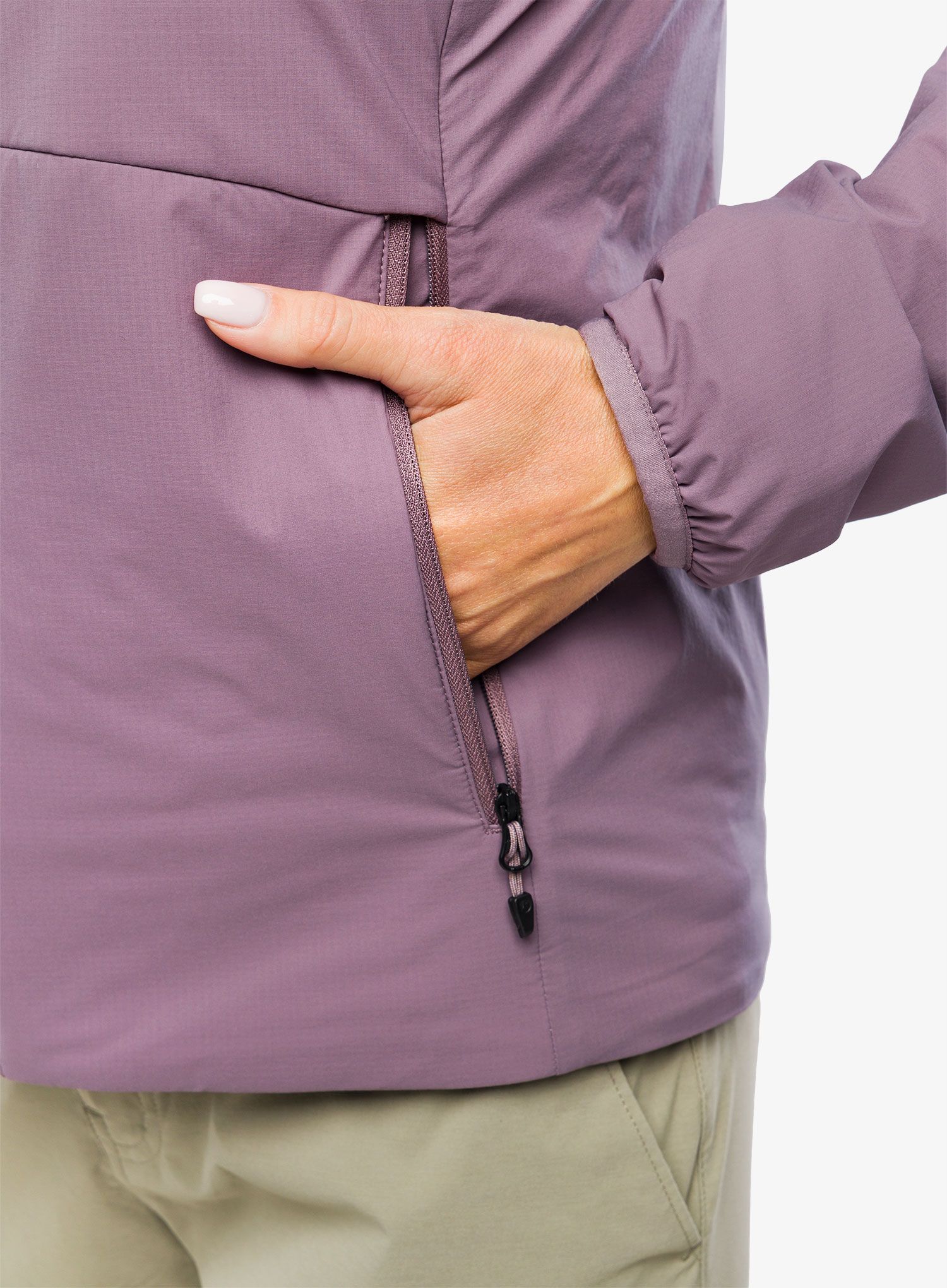 Ženska sintetična jakna Marmot Novus Hoody - hazy purple