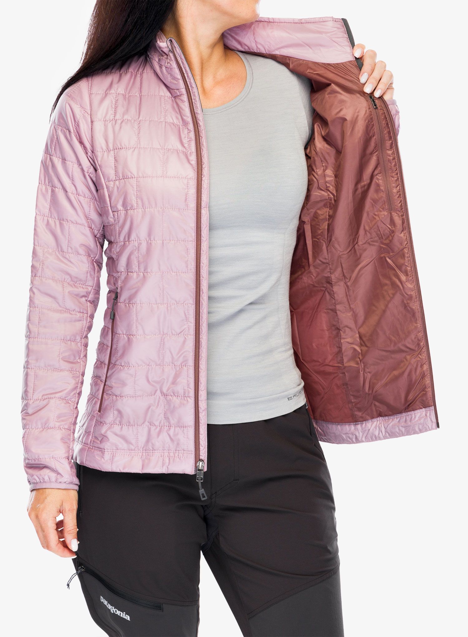 Ženska sintetična jakna Patagonia Nano Puff Jacket - stormy mauve
