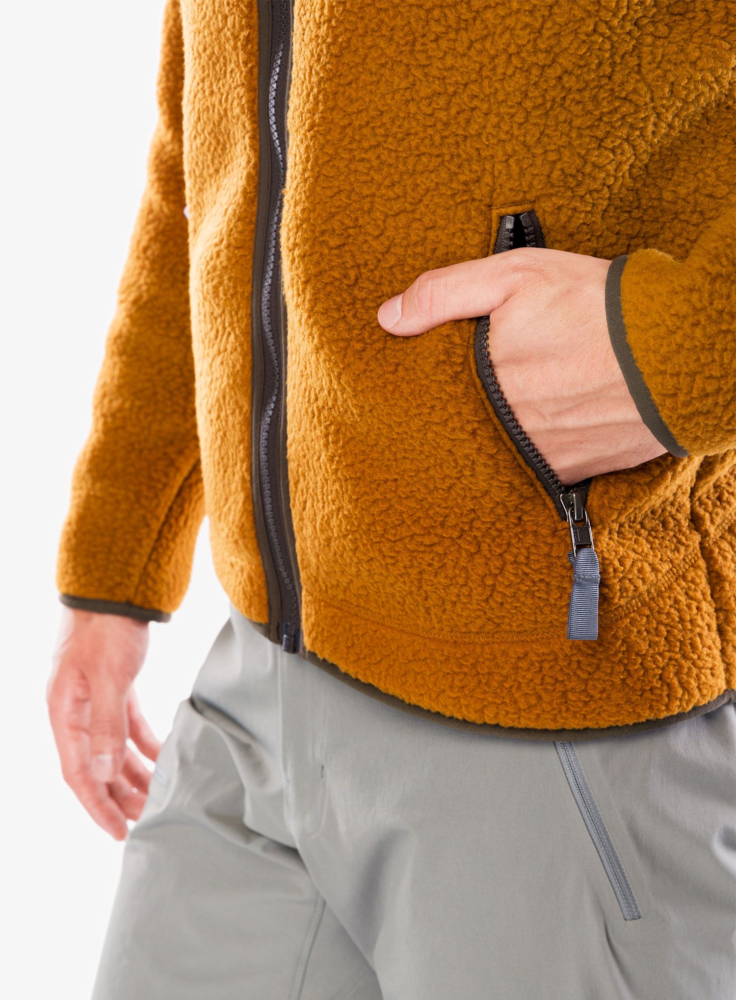 Flis Patagonia Retro Pile Jacket - shelter brown