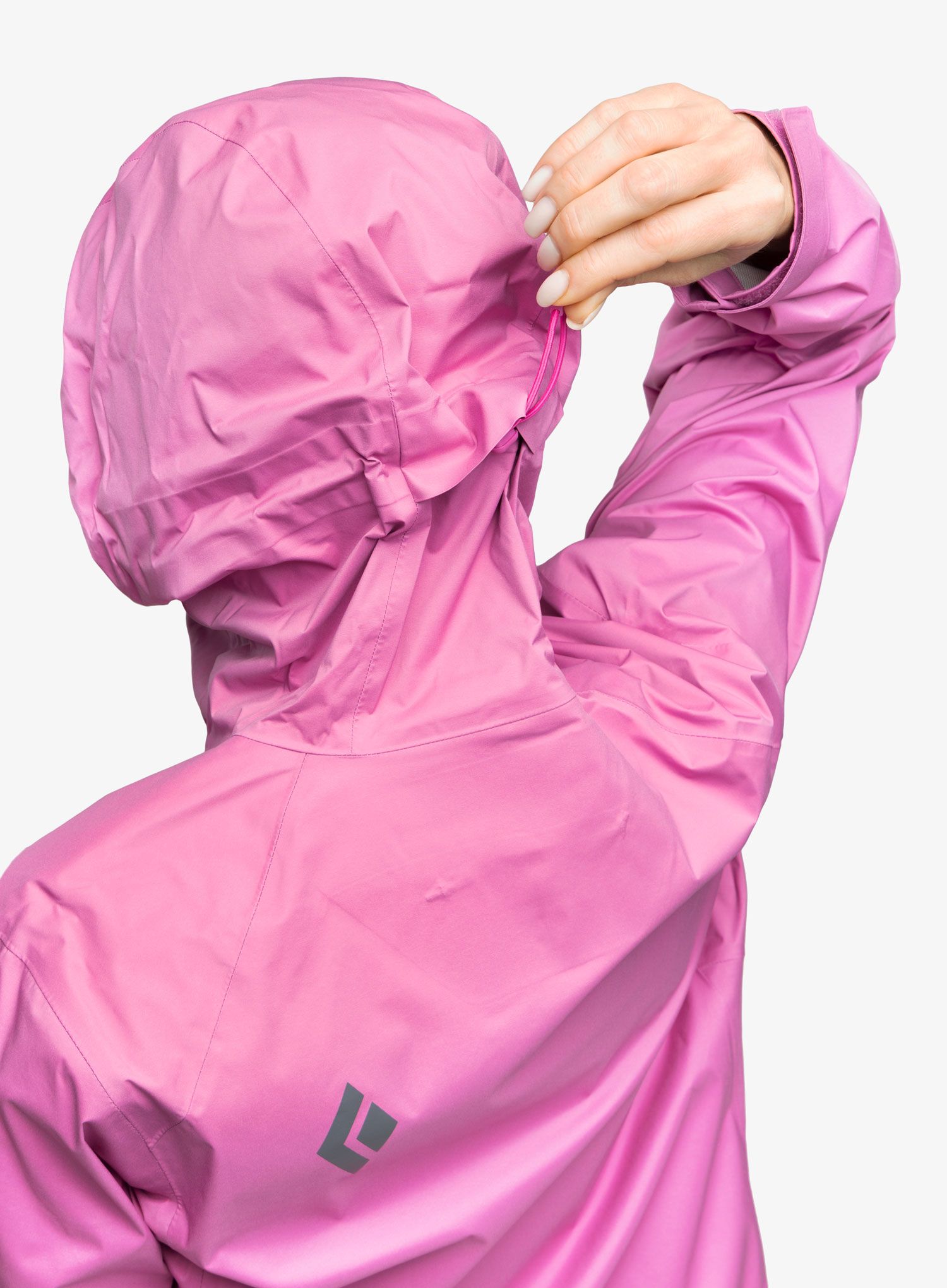Ženska nepremočljiva jakna Black Diamond Stormline Stretch Anorak - pink
