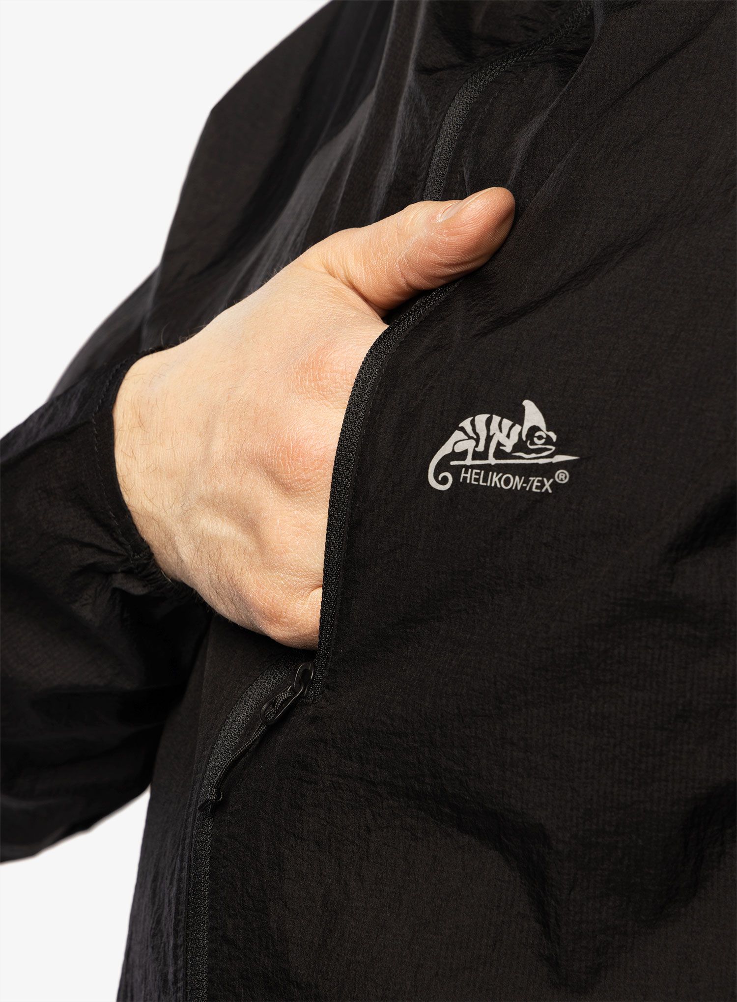 Vetrovka Helikon-Tex Tramontane Wind Jacket WindPack - black