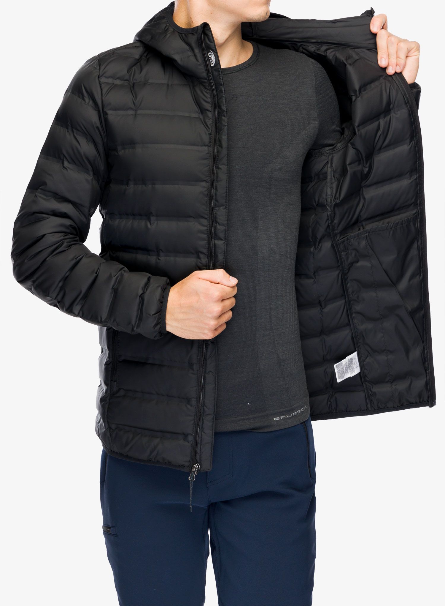Puhovka Columbia Lake 22 Down Hooded Jacket - black