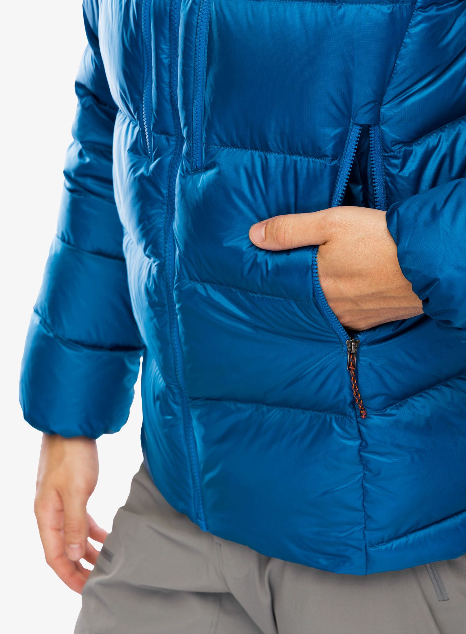 Puhovka Patagonia Fitz Roy Down Hoody - endles blue