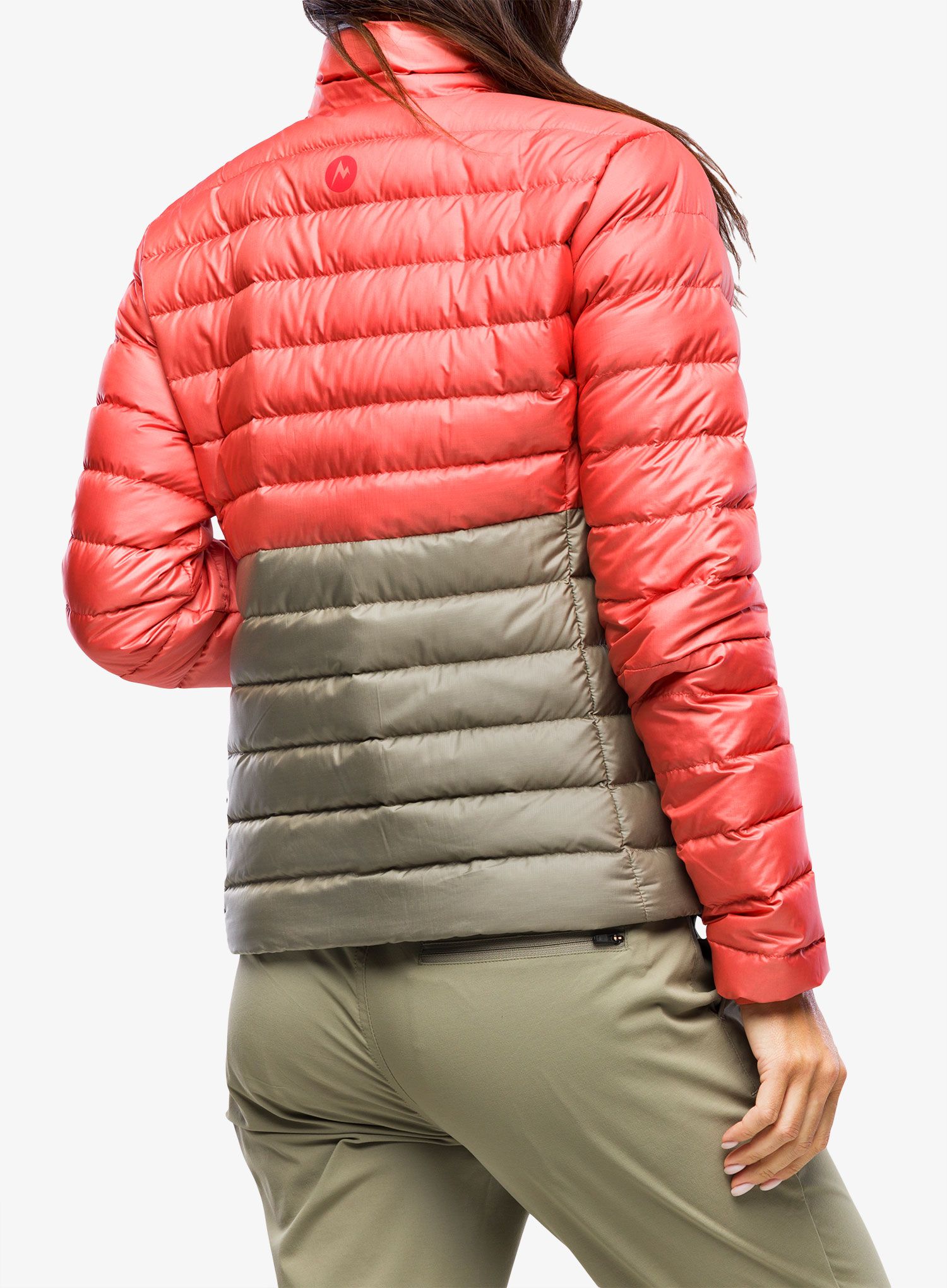 Ženska puhovka Marmot Highlander Jacket - grapefruit/vetiver