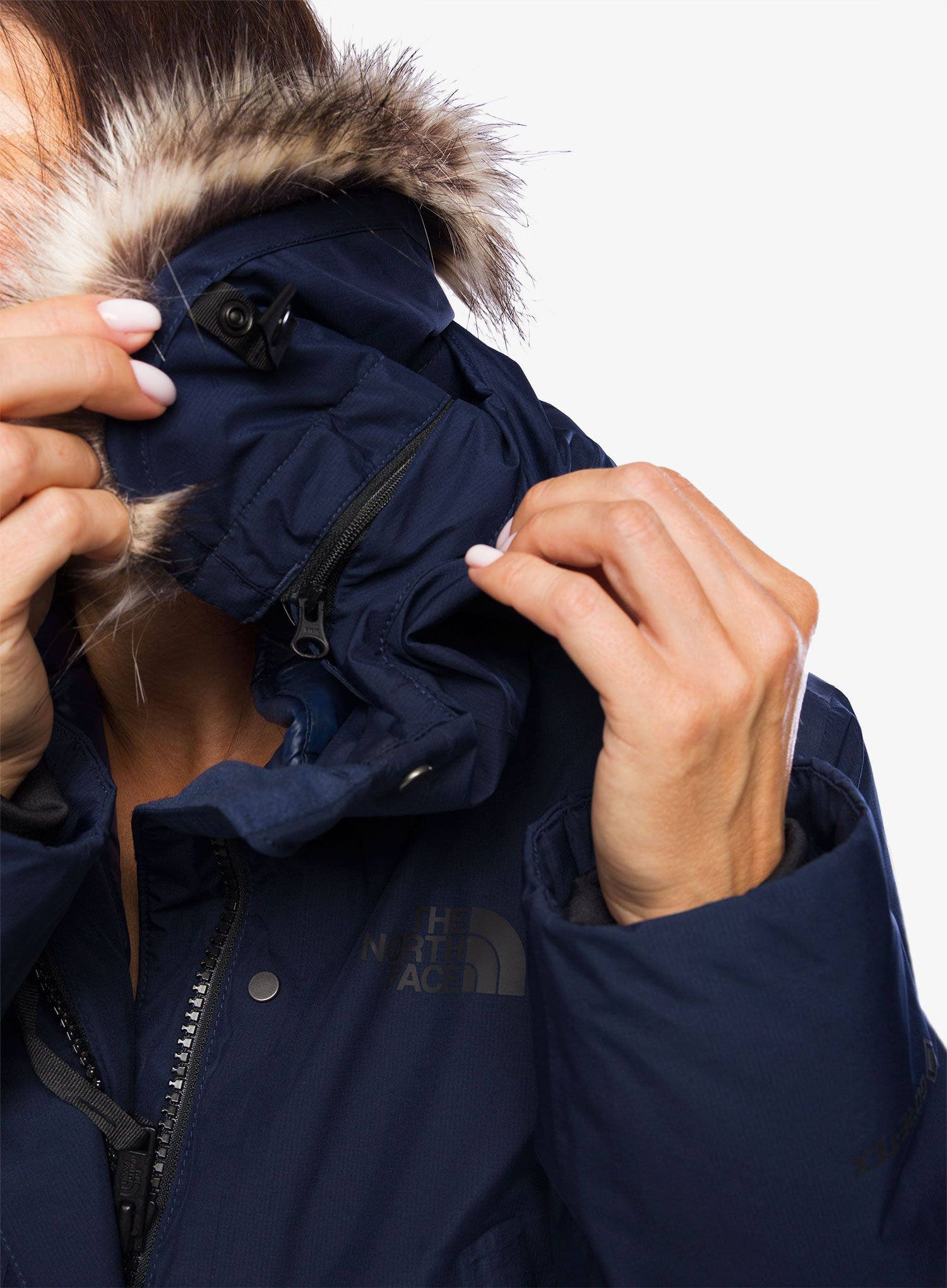 Ženska puhovka The North Face Arctic Parka GTX - summit navy