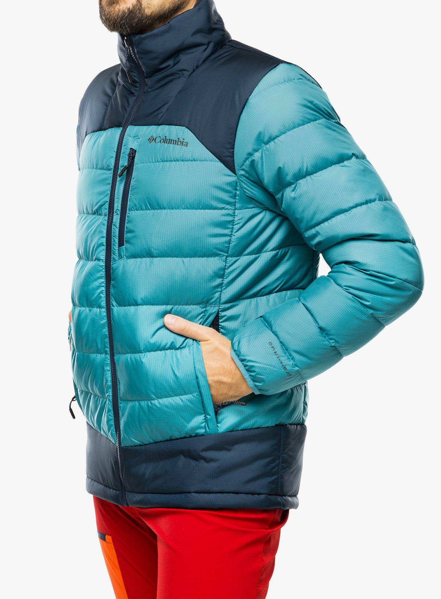 Moška puhovka Columbia Autumn Park Down Jacket - shasta/collegiate navy