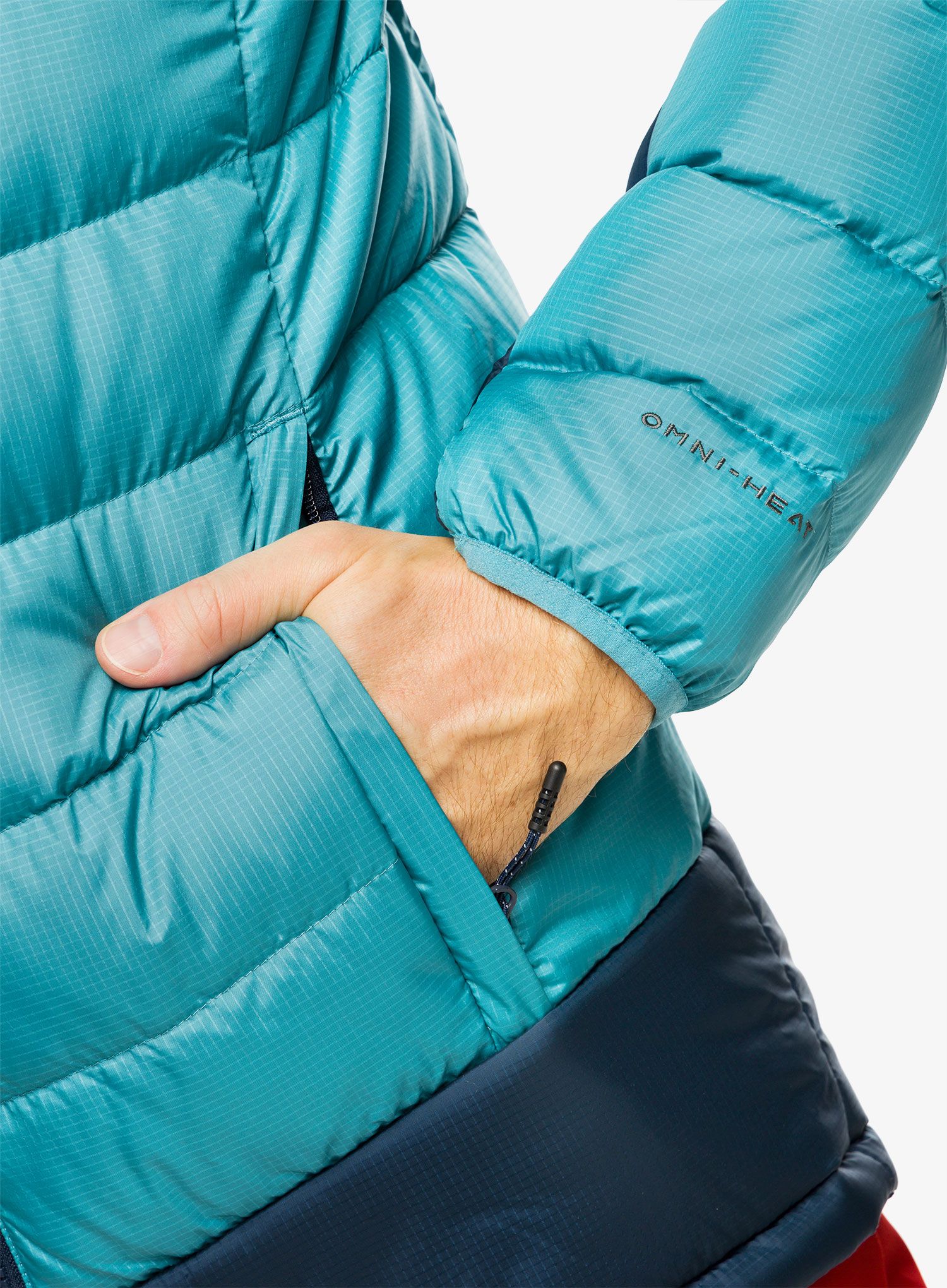 Moška puhovka Columbia Autumn Park Down Jacket - shasta/collegiate navy