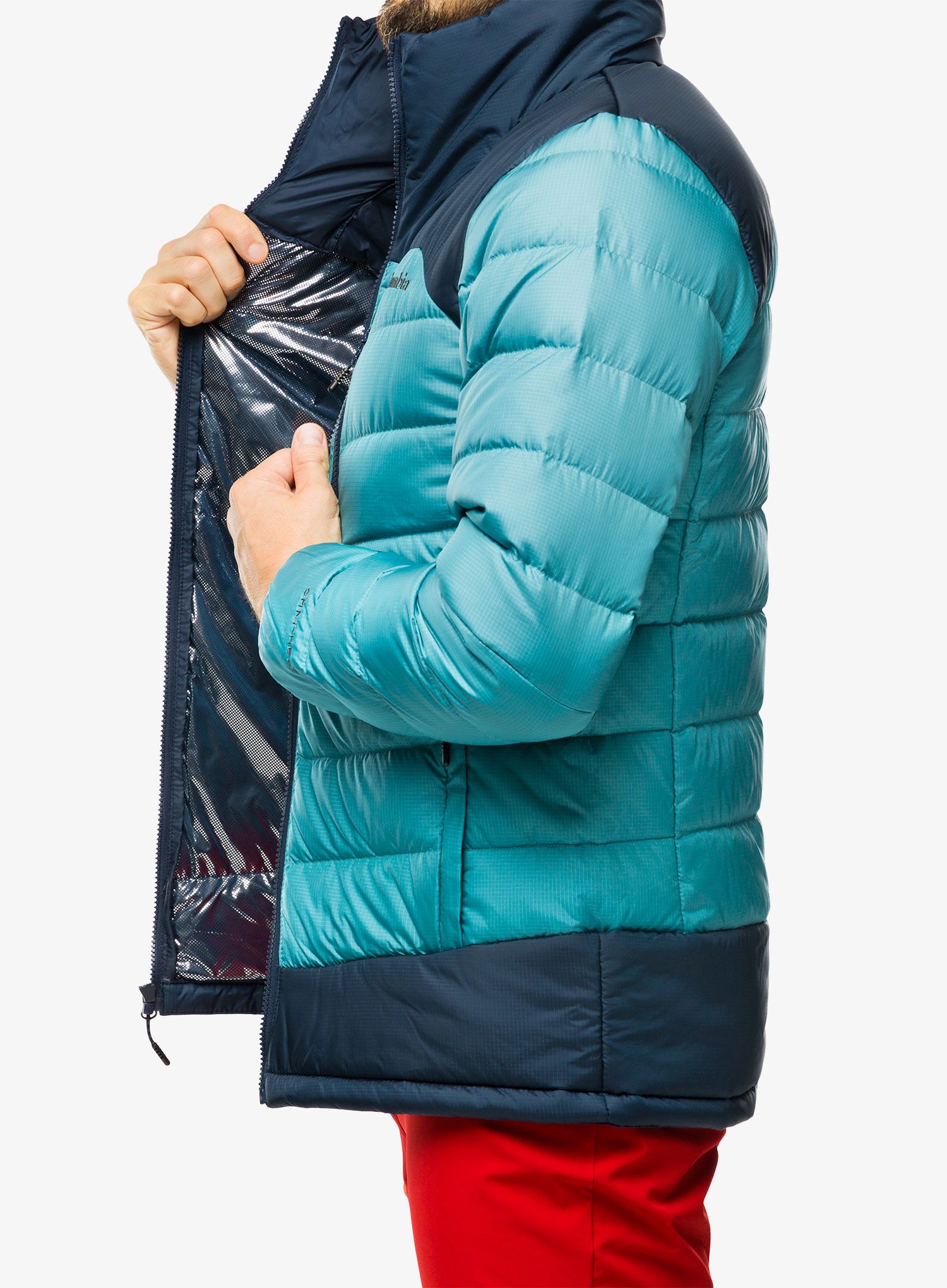 Moška puhovka Columbia Autumn Park Down Jacket - shasta/collegiate navy