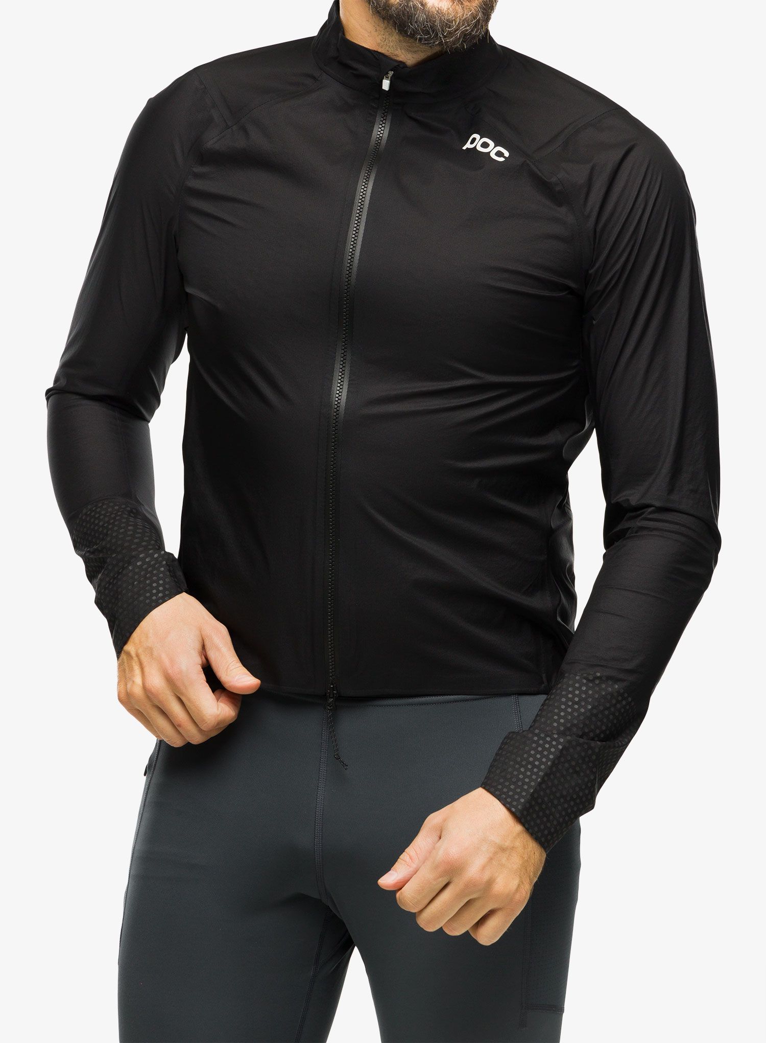 Kolesarska jakna POC Haven Rain Jacket - uranium black