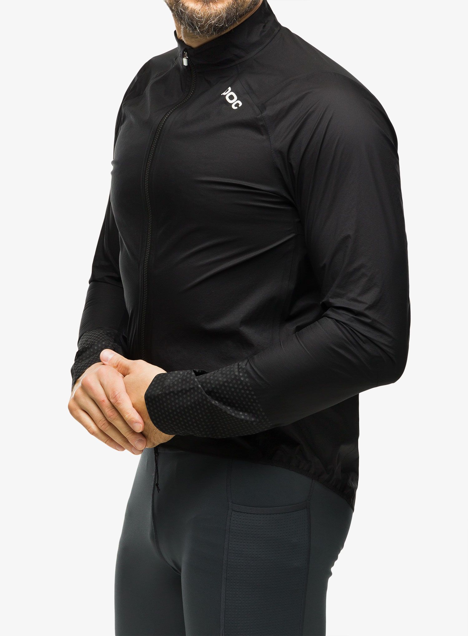 Kolesarska jakna POC Haven Rain Jacket - uranium black