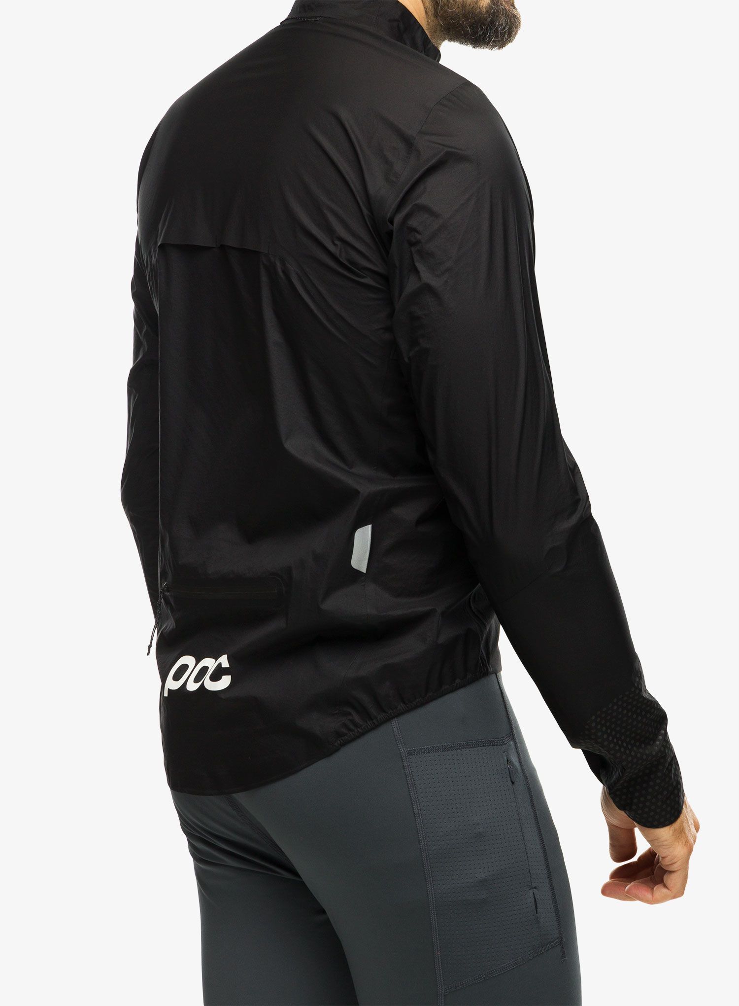 Kolesarska jakna POC Haven Rain Jacket - uranium black