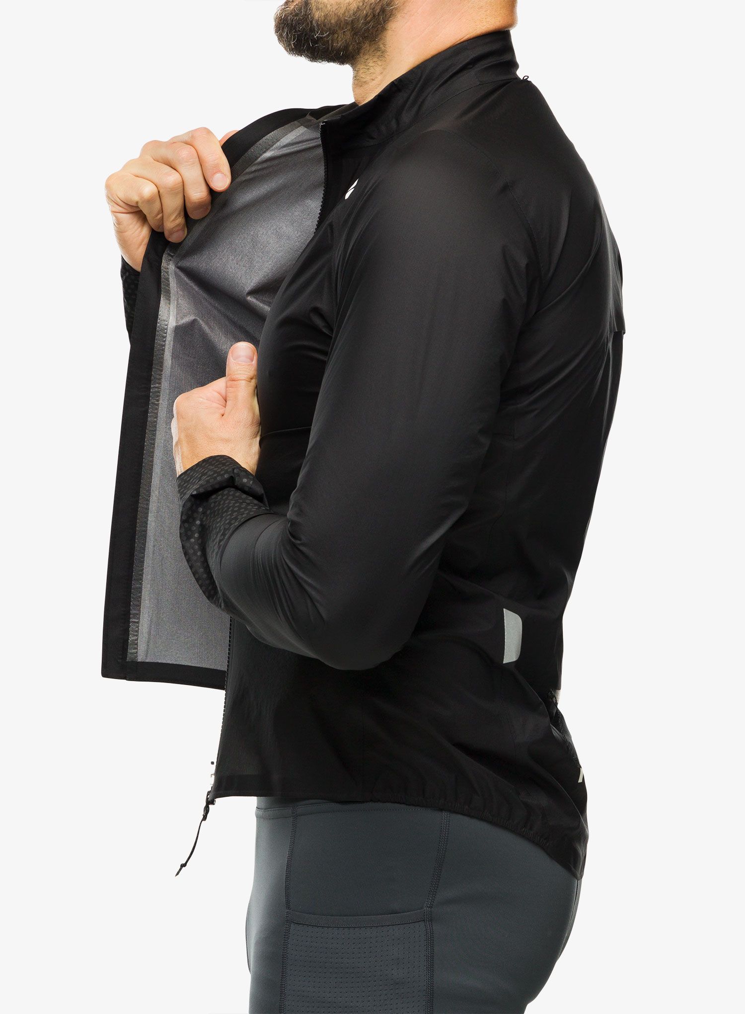 Kolesarska jakna POC Haven Rain Jacket - uranium black