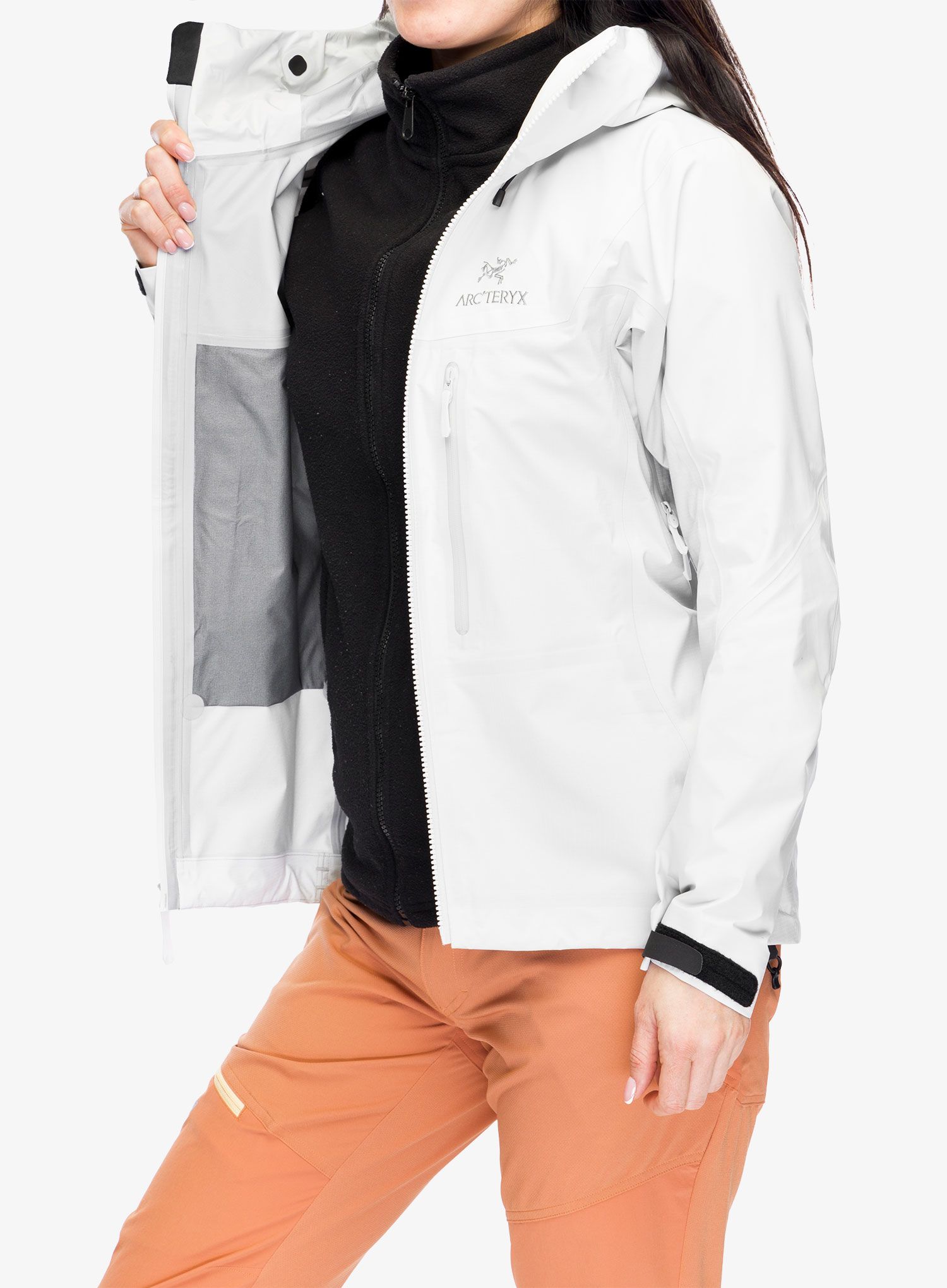Ženska nepremočljiva jakna Arcteryx Alpha Jacket - solitude