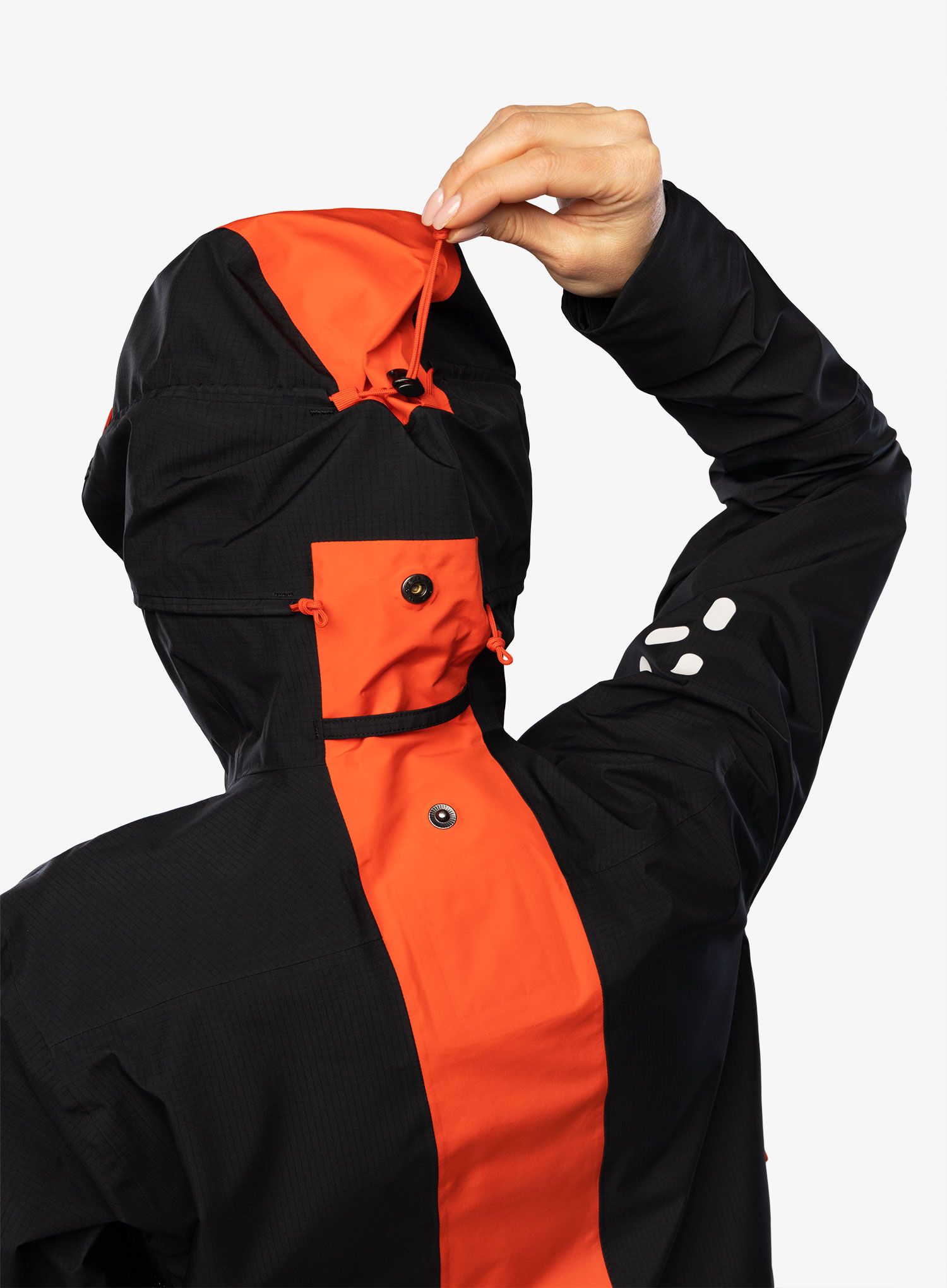 Ženska hardshell jakna Haglofs L.I.M ZT Trek GTX Pro Jacket - true black/zenith red/red