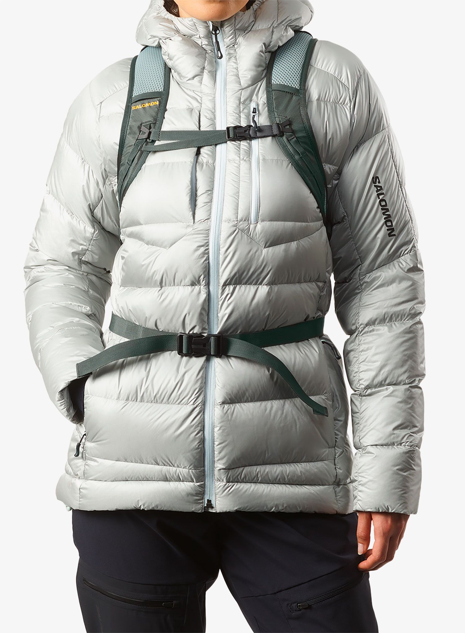 Pohodniški nahrbtnik Salomon Trailblazer 10 - urban chic/green milieu