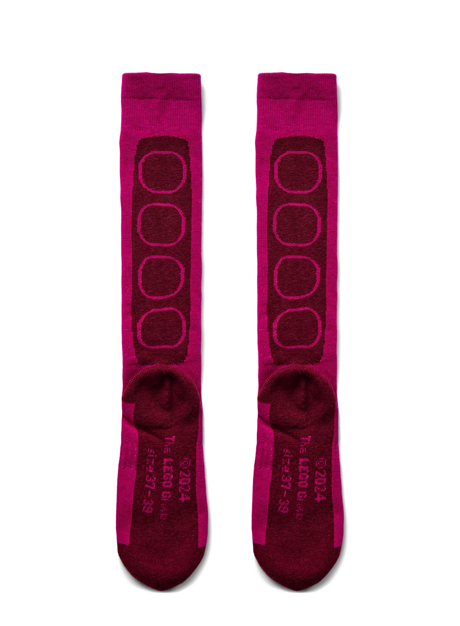 Otroške nogavice LEGO Azun 700 - dark pink