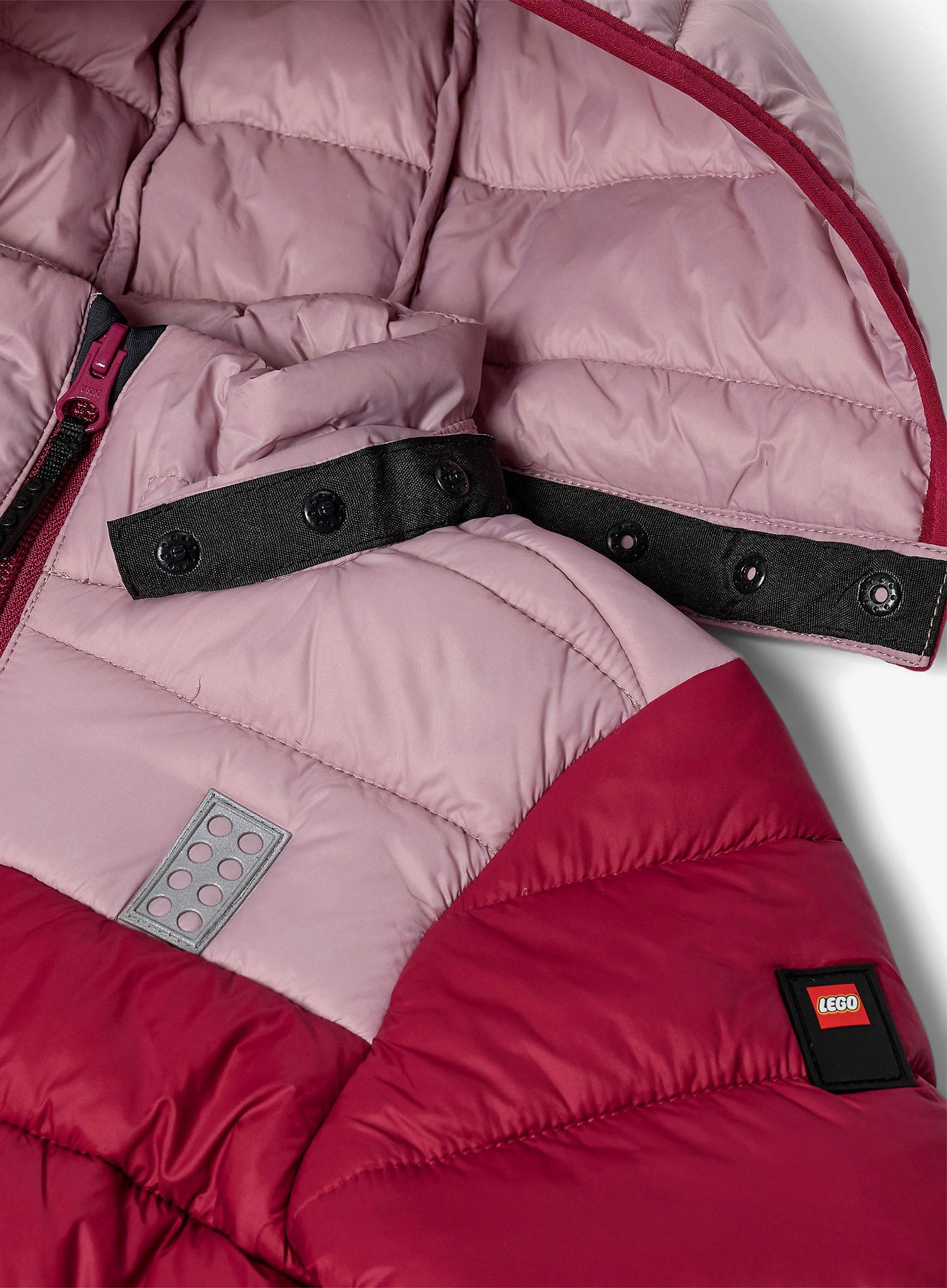 Otroška jakna LEGO Jad 605 - dark red