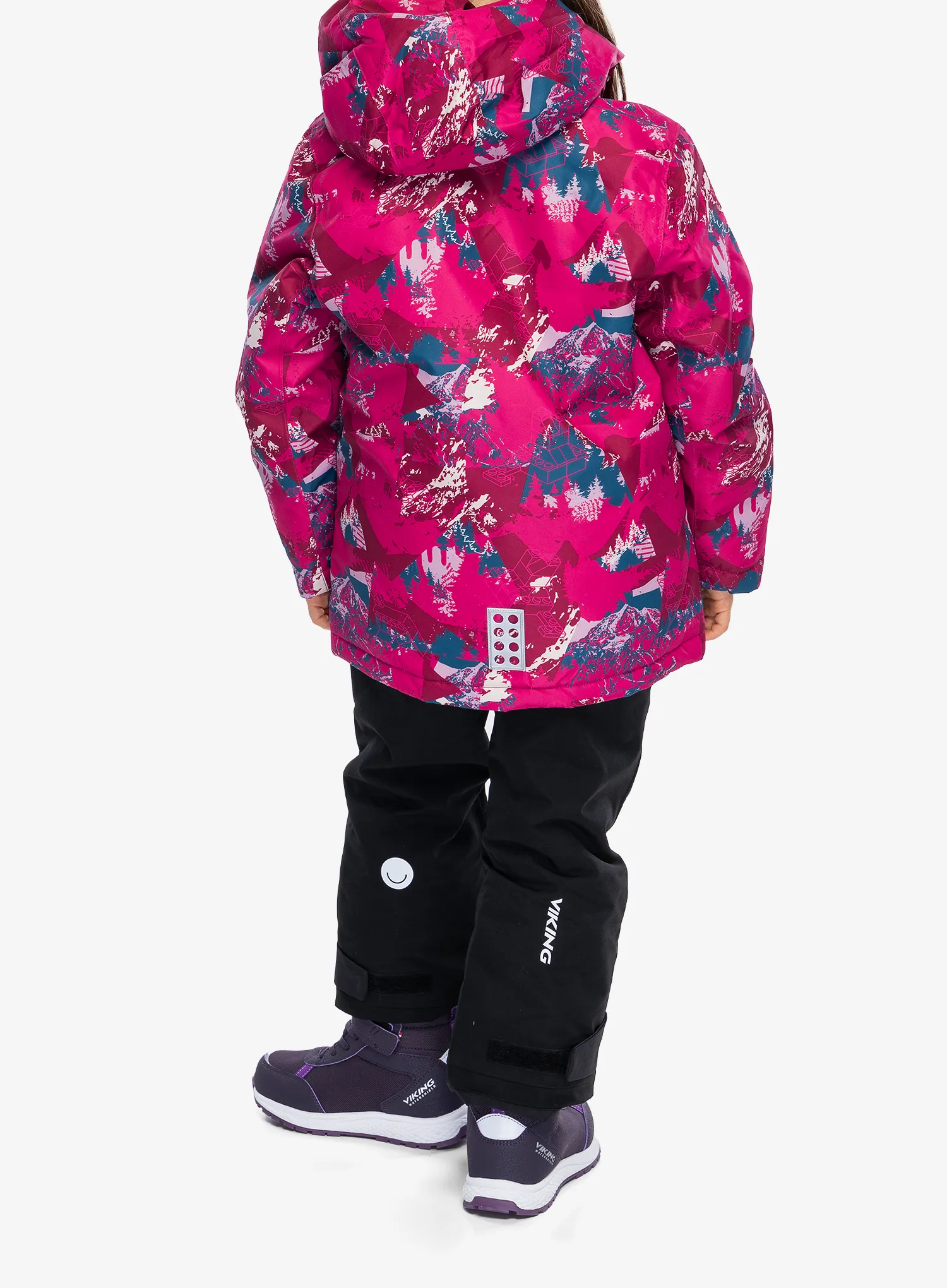 Otroška jakna LEGO Jad 710 - dark pink