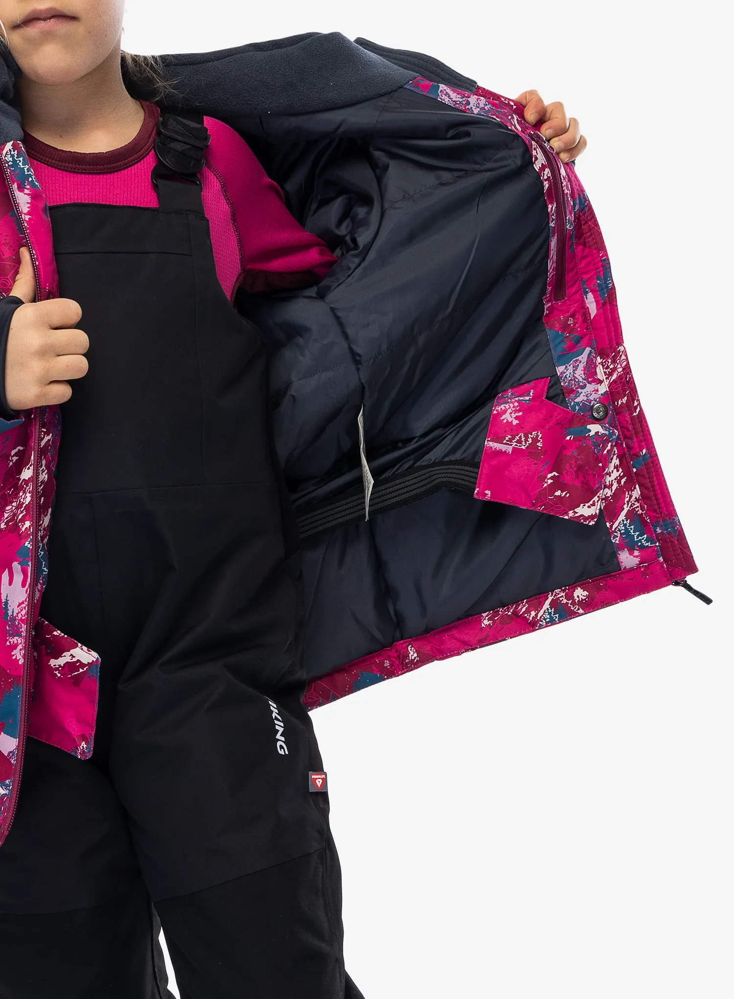 Otroška jakna LEGO Jad 710 - dark pink