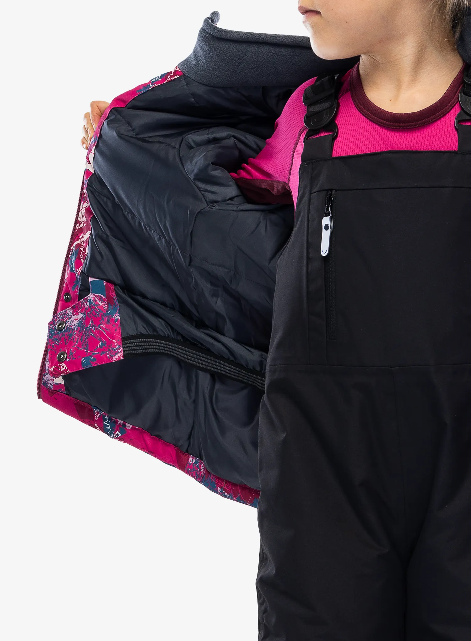Otroška jakna LEGO Jad 710 - dark pink