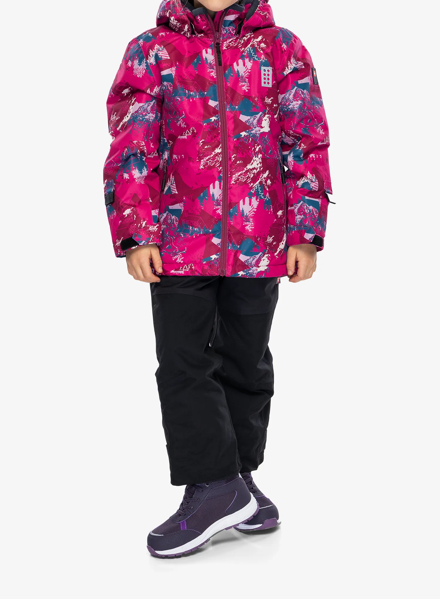 Otroška jakna LEGO Jad 710 - dark pink