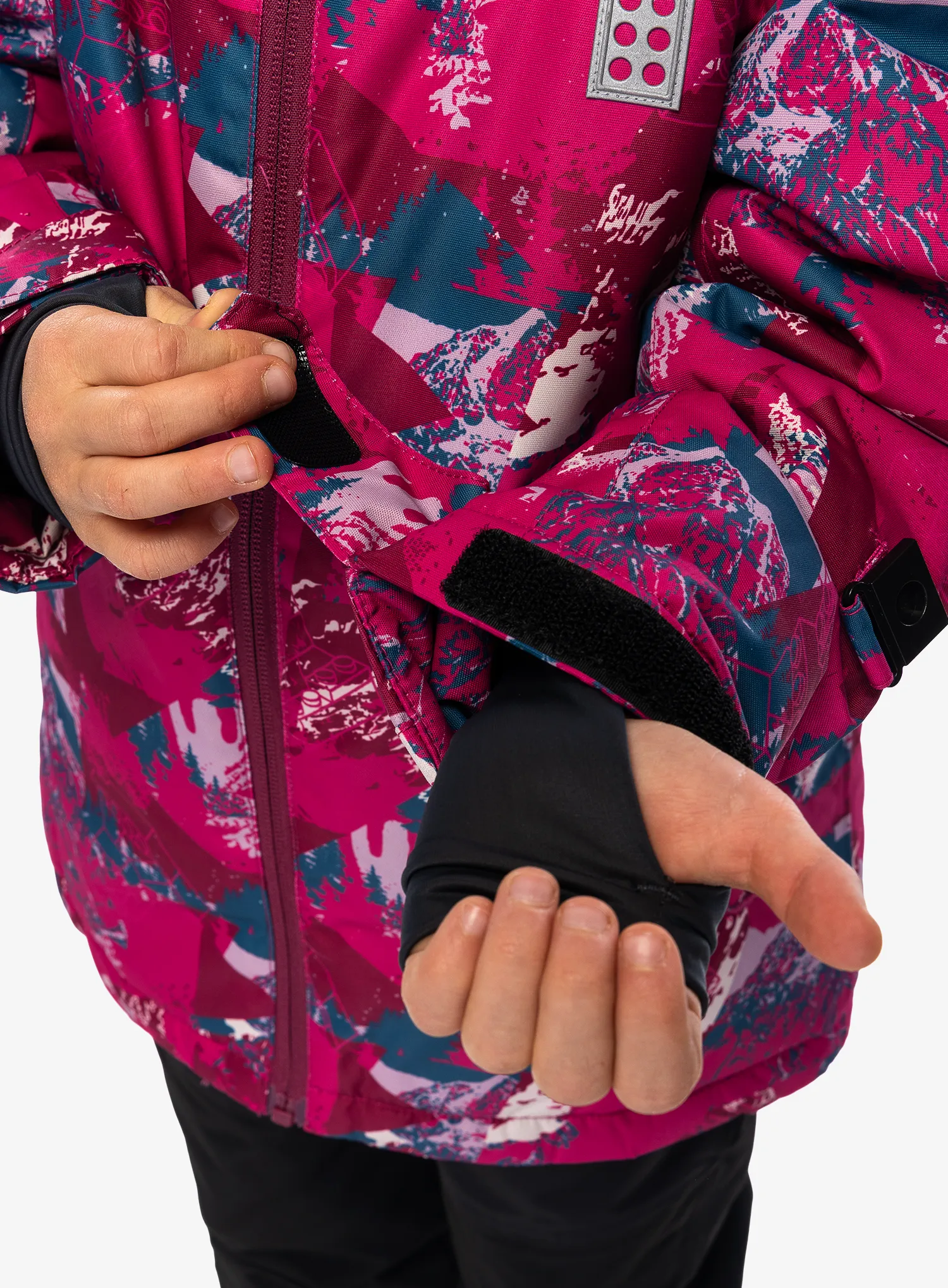 Otroška jakna LEGO Jad 710 - dark pink