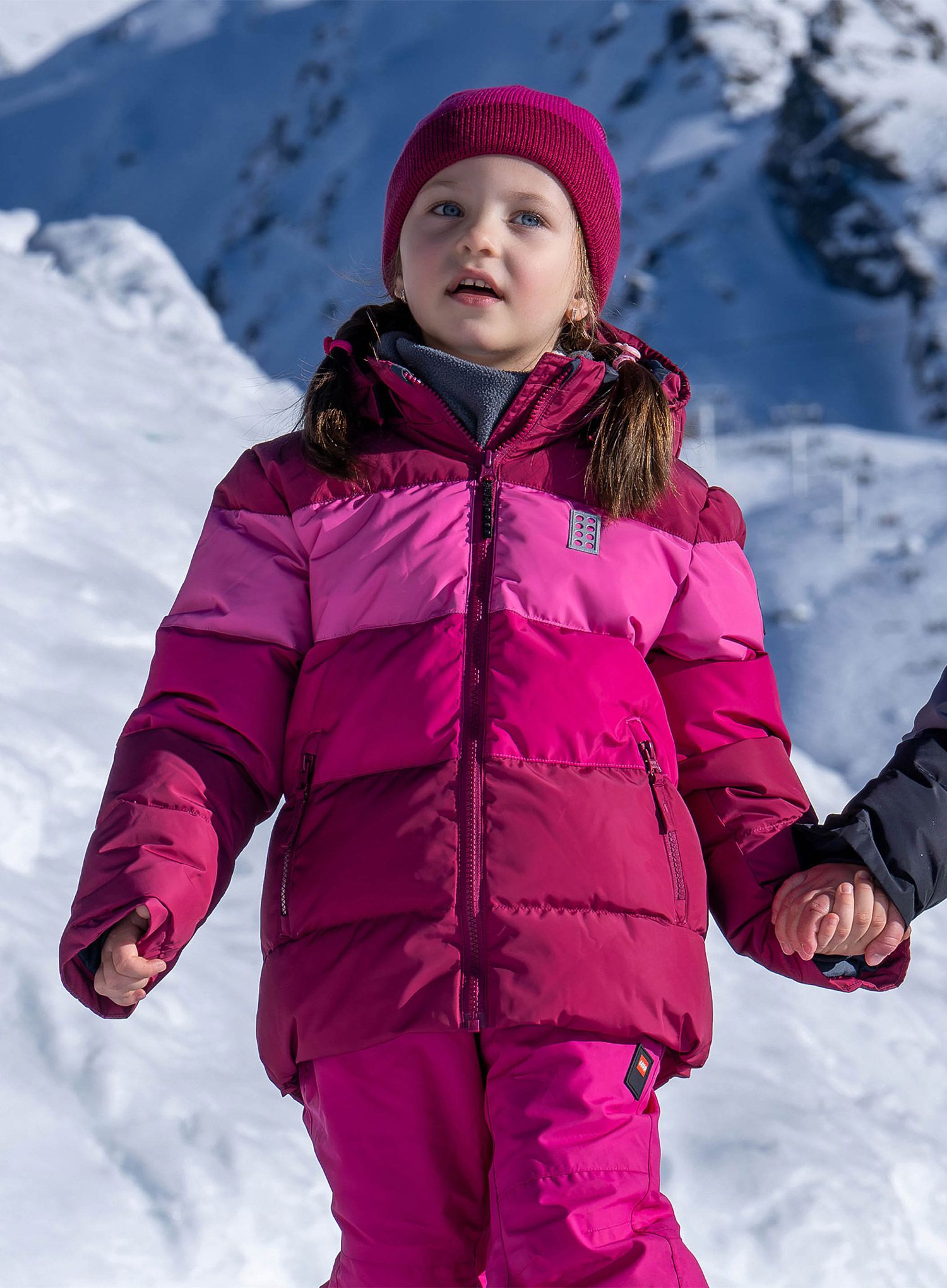 Otroška jakna LEGO Jipe 705 - dark red