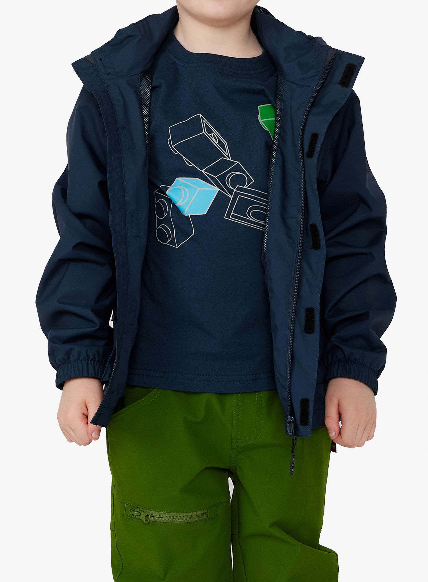 Otroška jakna LEGO LW Jad 203 - dark navy