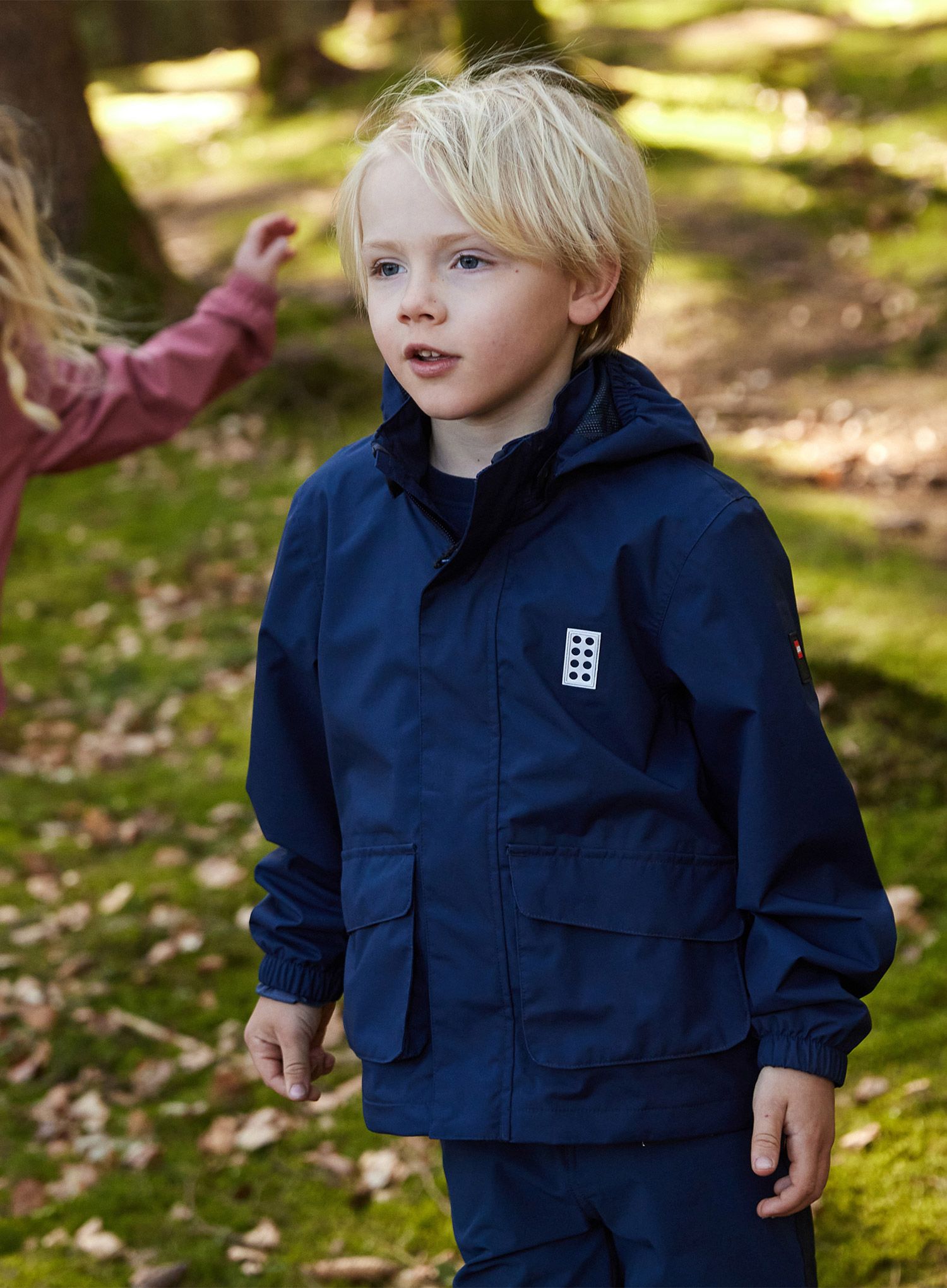 Otroška jakna LEGO LW Jad 203 - dark navy