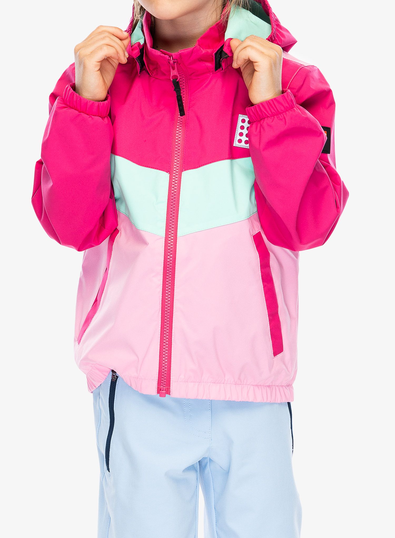 Otroška jakna LEGO LW Jad 207 - dark pink