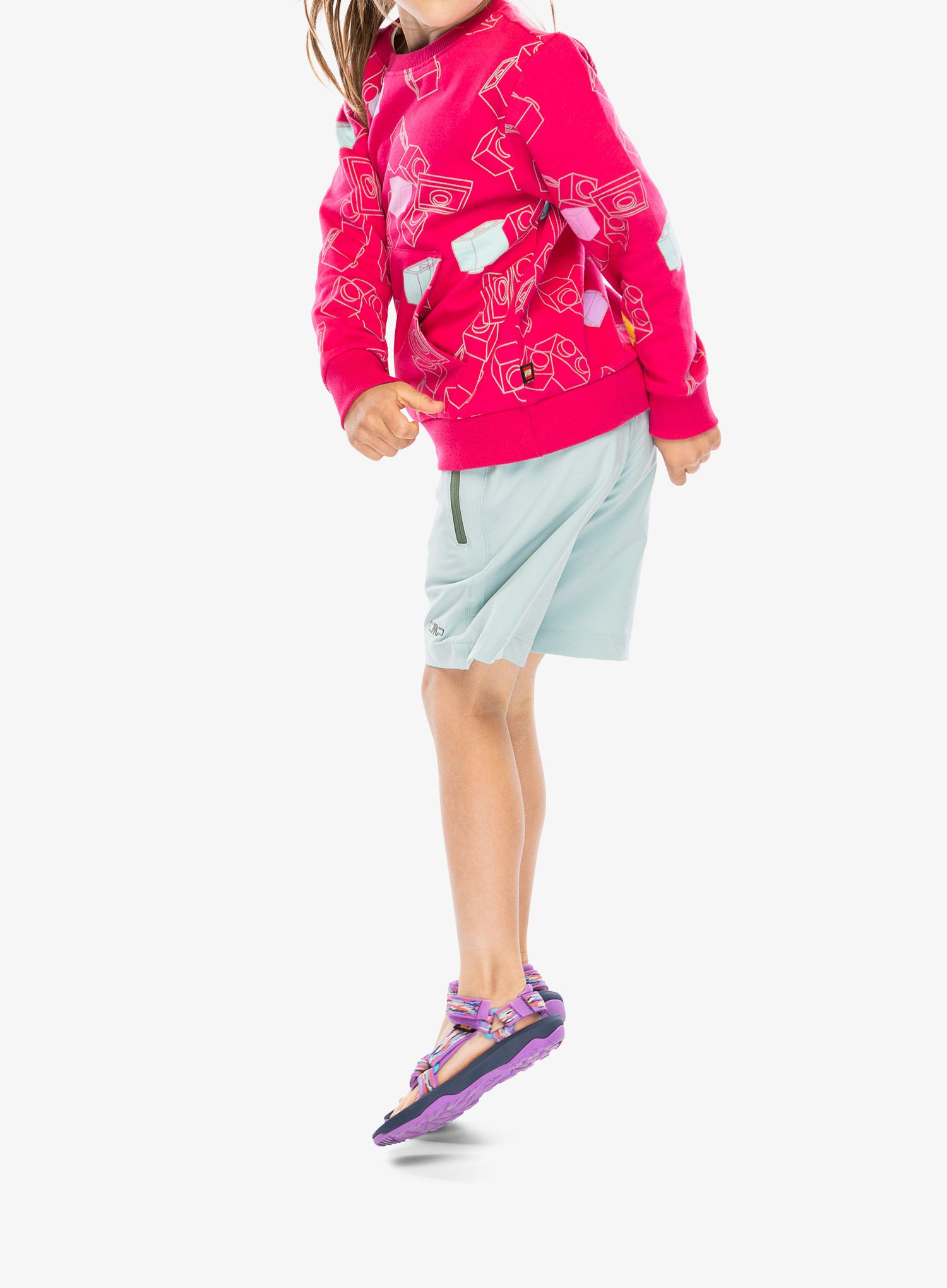 Otroška jopica LEGO LW Scout 205 - dark pink