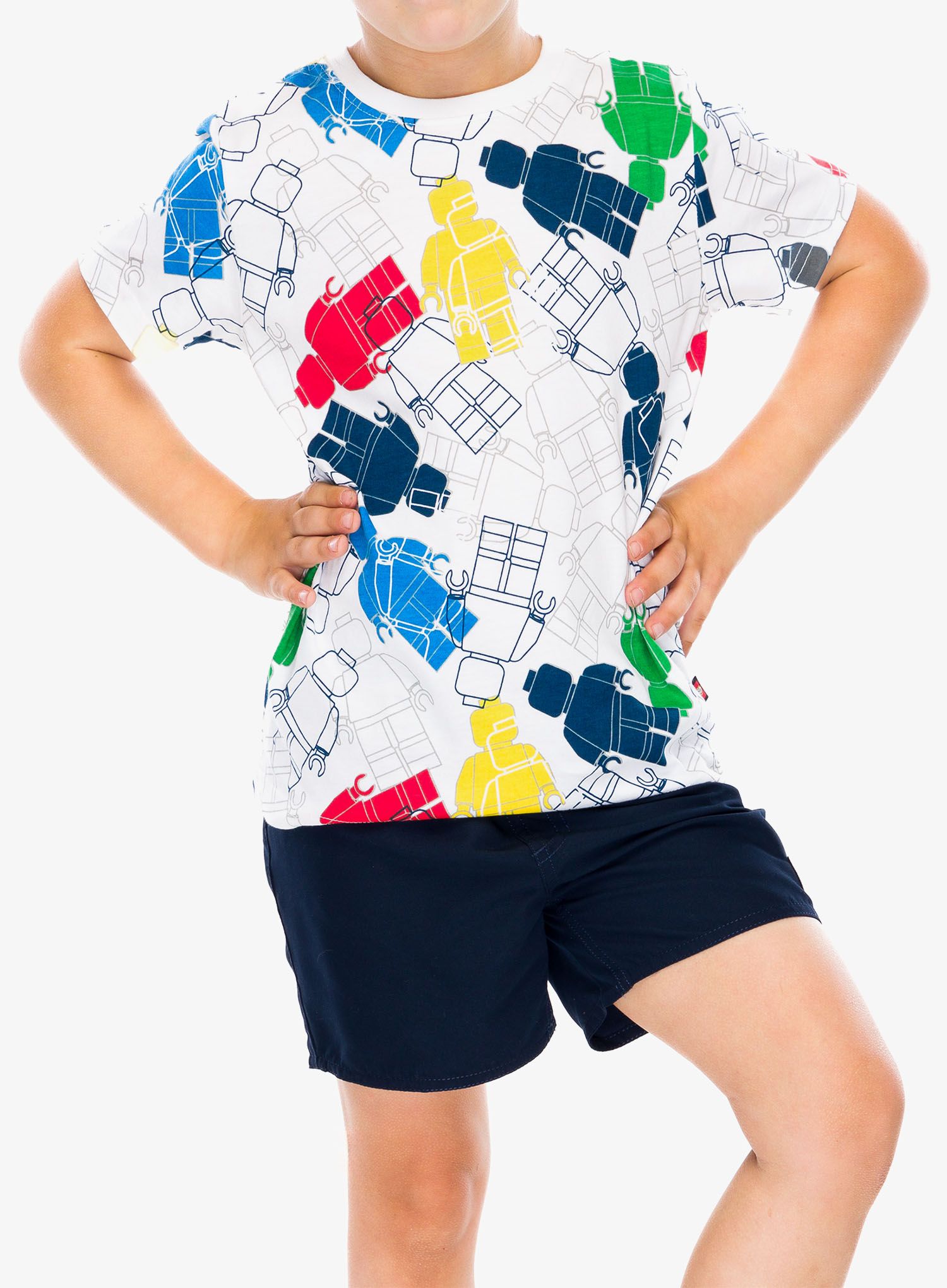 Otroška majica LEGO LW Tano 202 - white