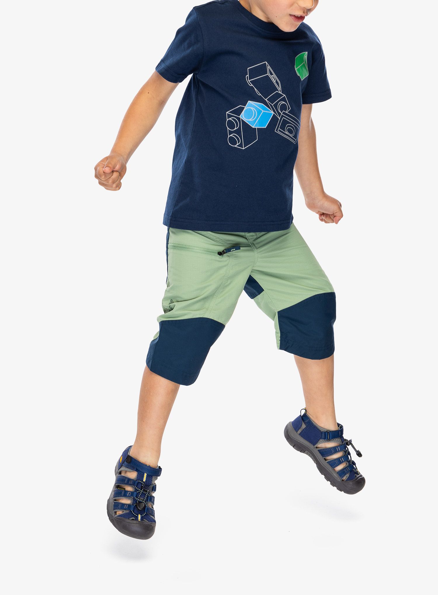 Otroška majica LEGO LW Tano 204 - dark navy