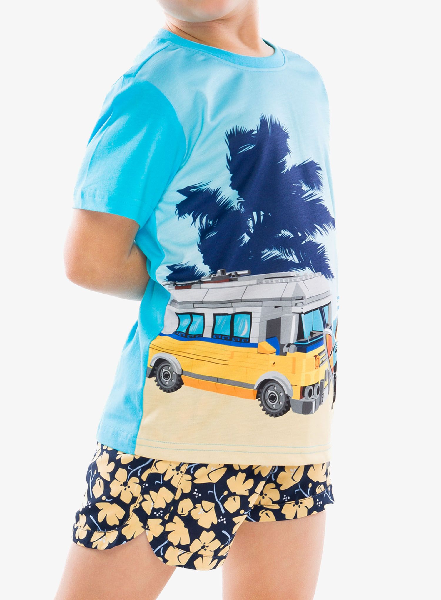 Otroška majica LEGO LW Tano 309 - bright blue