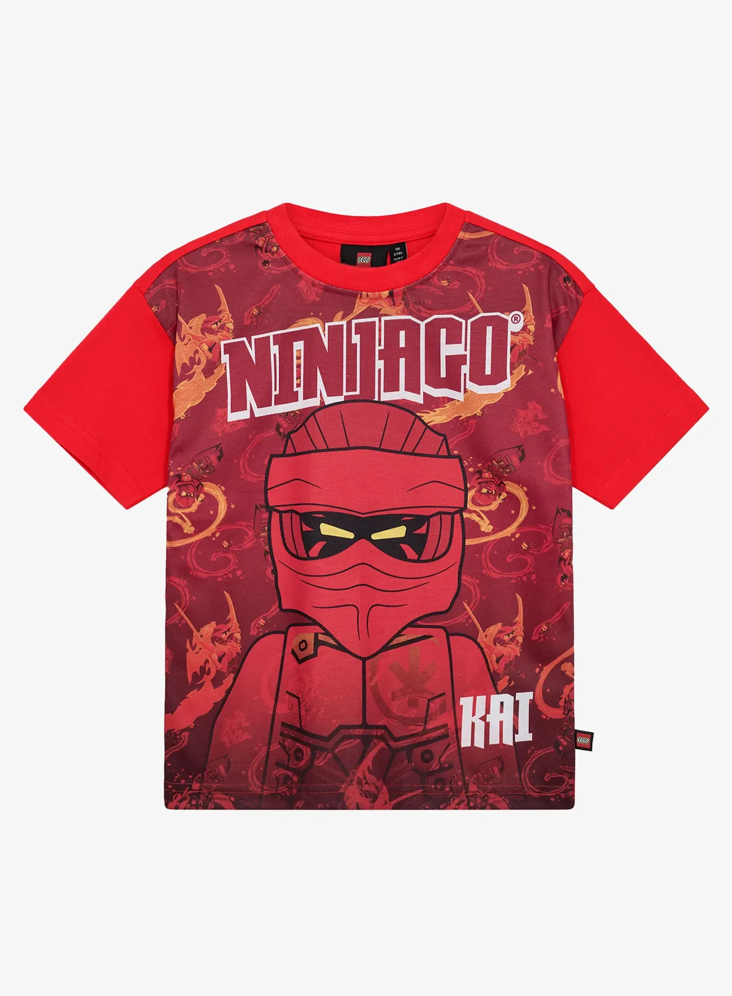 Otroška majica LEGO Lwtaffy 118 T-Shirt S/S - red