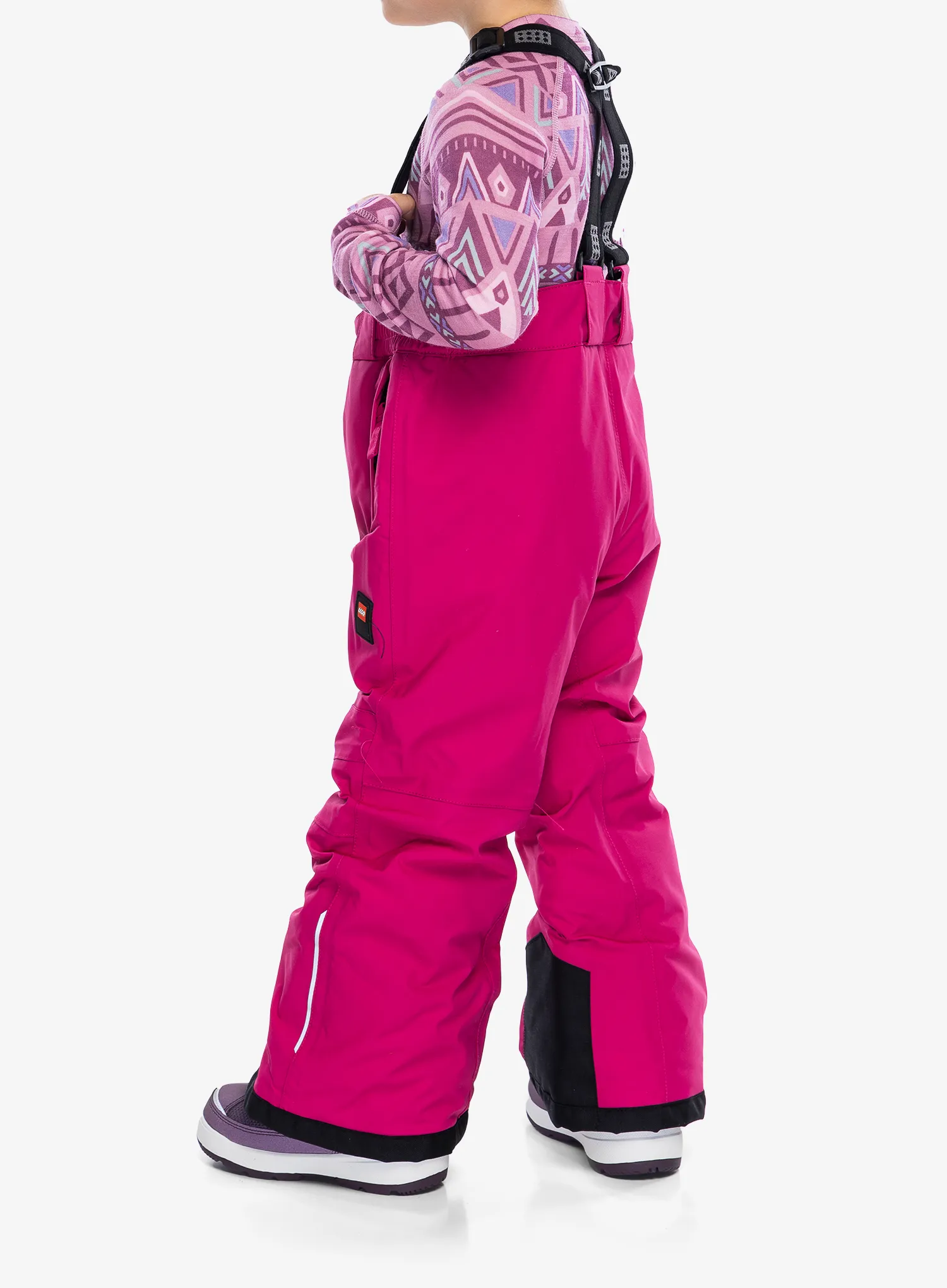 Smučarske hlače LEGO Powai 708 - dark pink