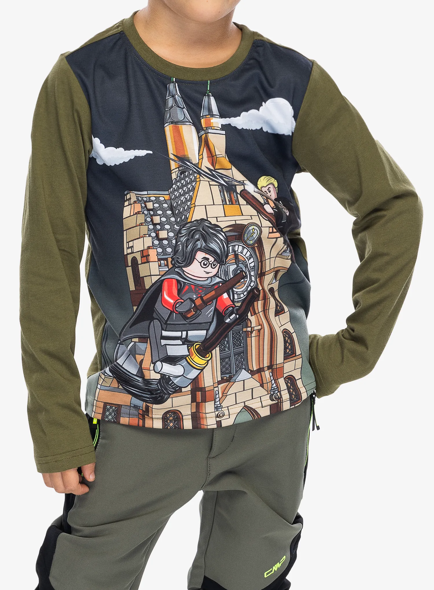 Otroška jopica LEGO Tano 706 - dark khaki