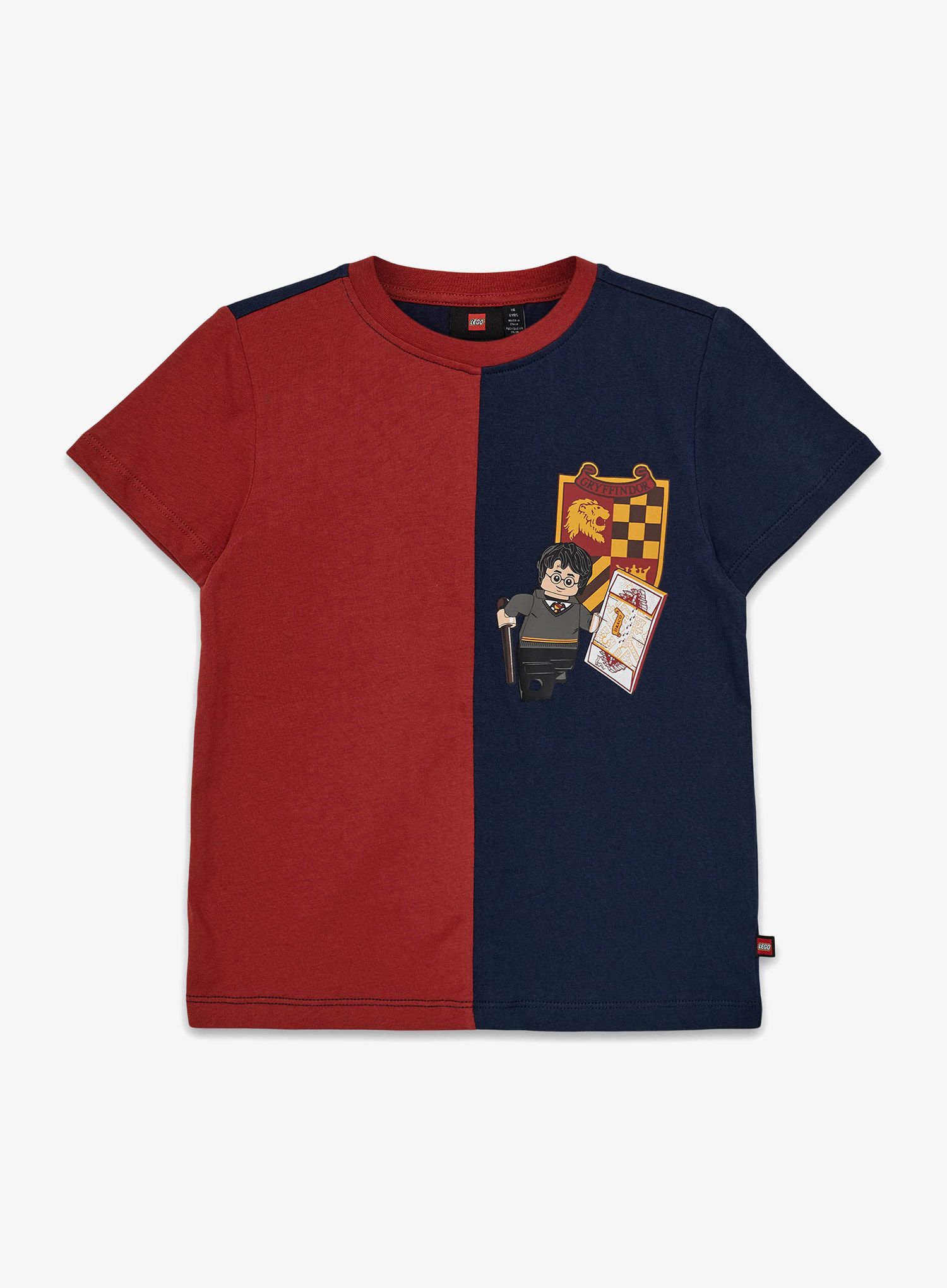 Otroška majica LEGO Tano 707 - dark red