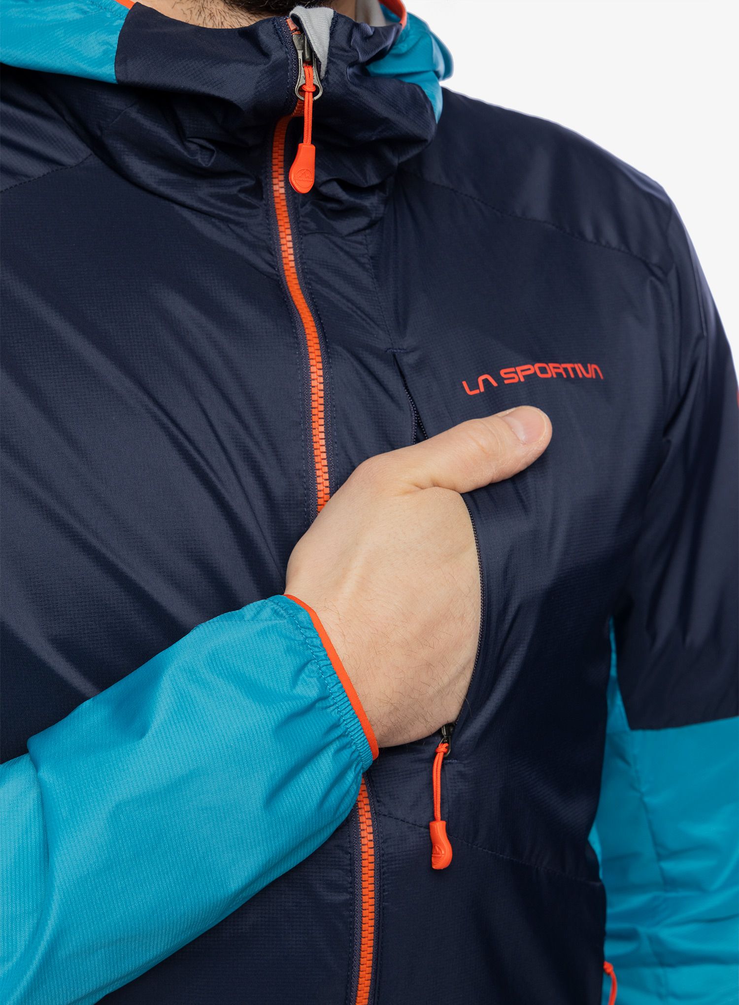 Jakna La Sportiva Across Lite Jacket - deep sea/tropic blue