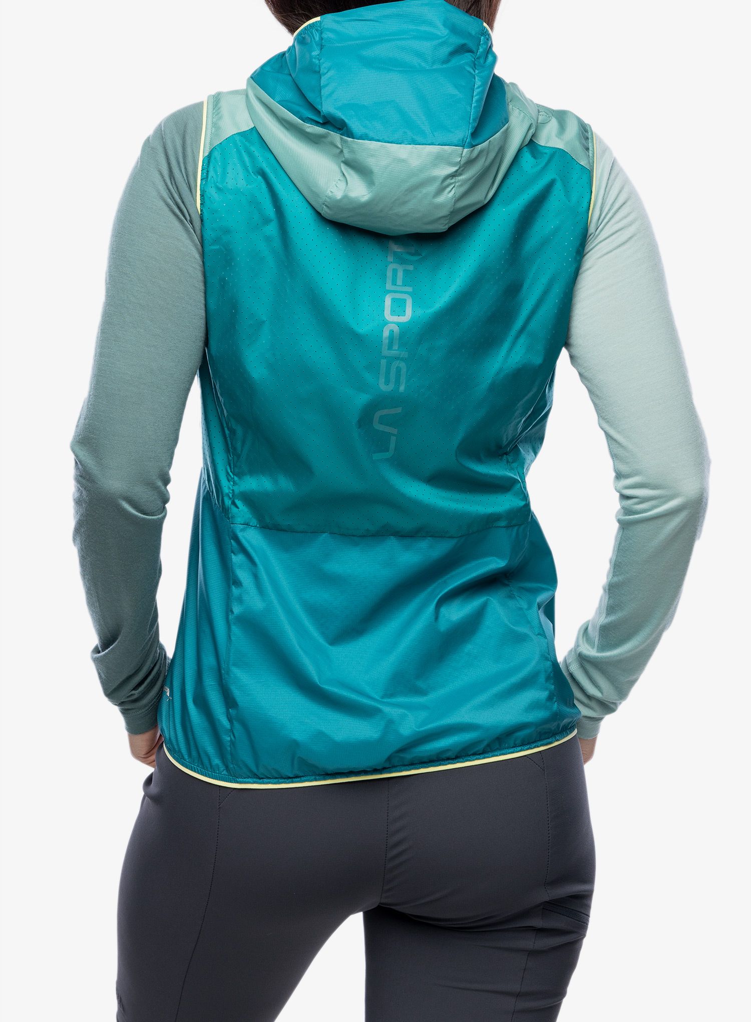 Ženski brezrokavnik La Sportiva Across Lite Vest - juniper/everglade