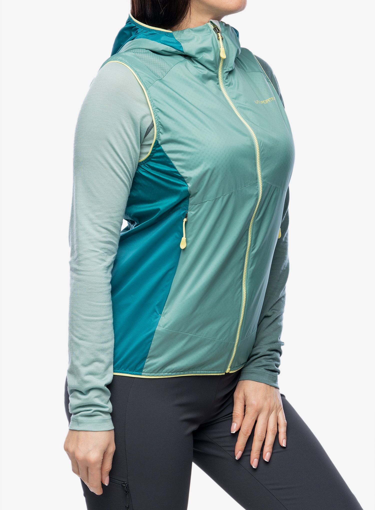Ženski brezrokavnik La Sportiva Across Lite Vest - juniper/everglade