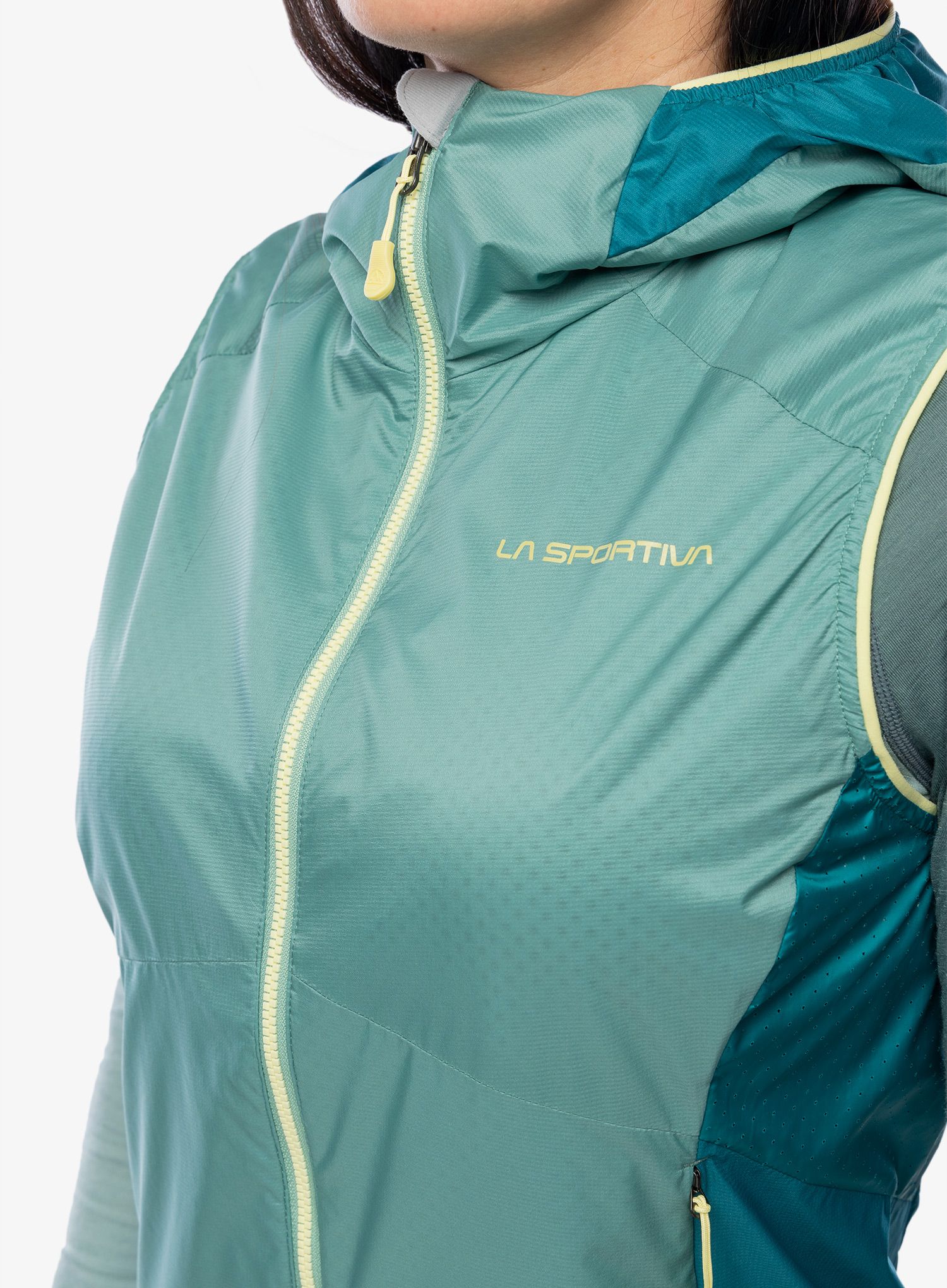 Ženski brezrokavnik La Sportiva Across Lite Vest - juniper/everglade