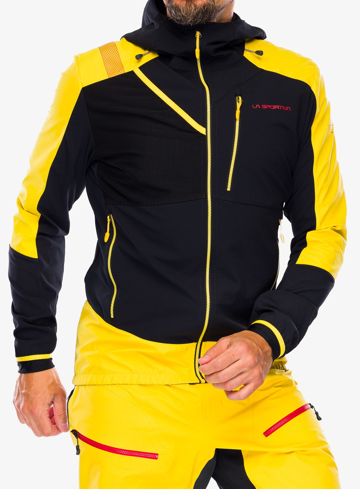 Softshell La Sportiva Aequilibrium Softshell Jacket  - black/yellow