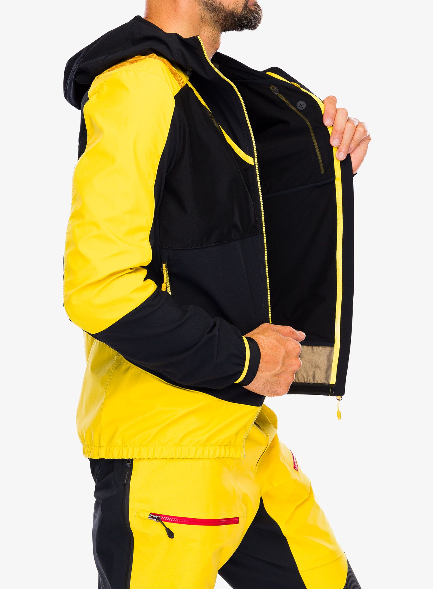 Softshell La Sportiva Aequilibrium Softshell Jacket  - black/yellow