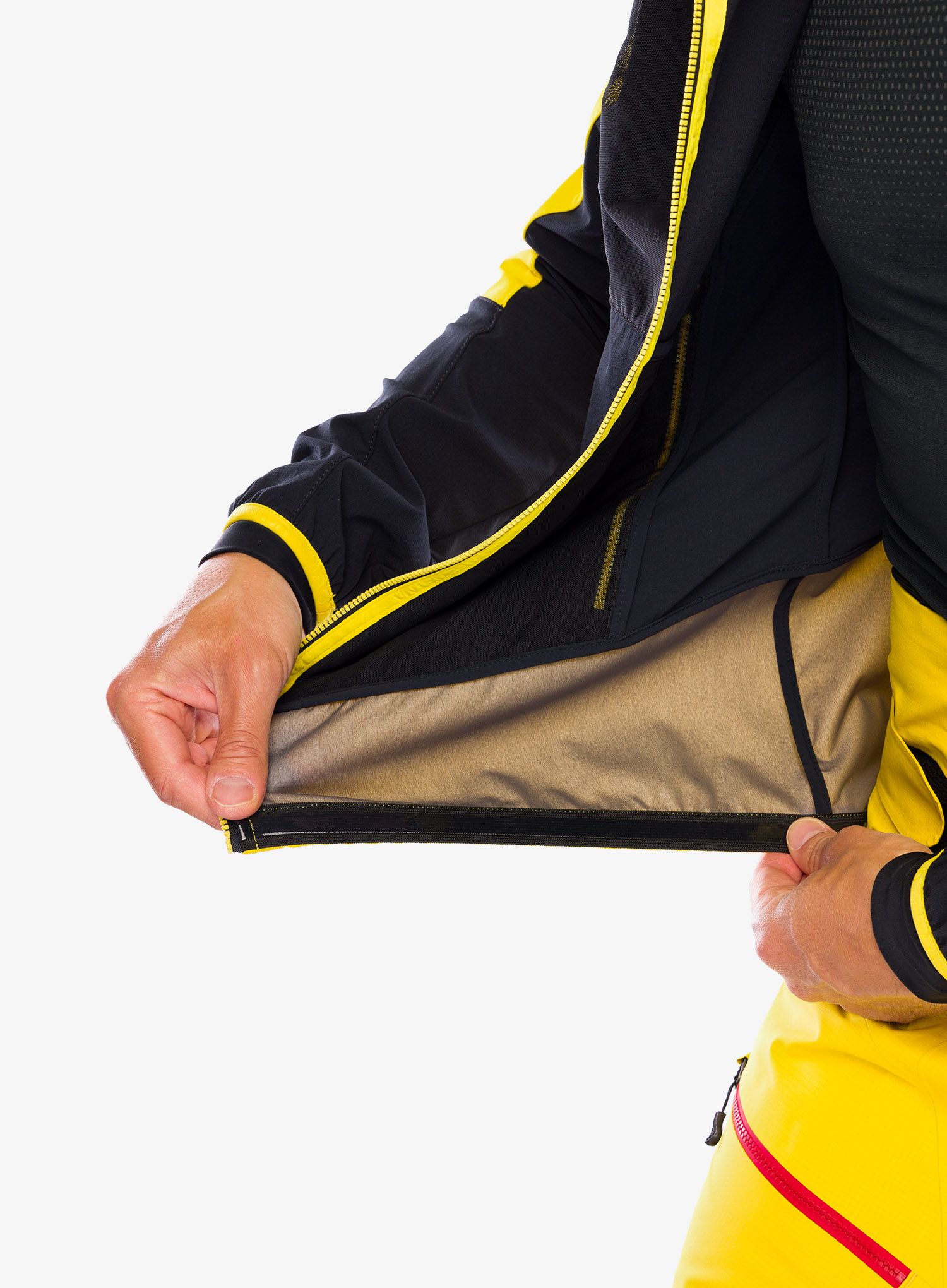 Softshell La Sportiva Aequilibrium Softshell Jacket  - black/yellow