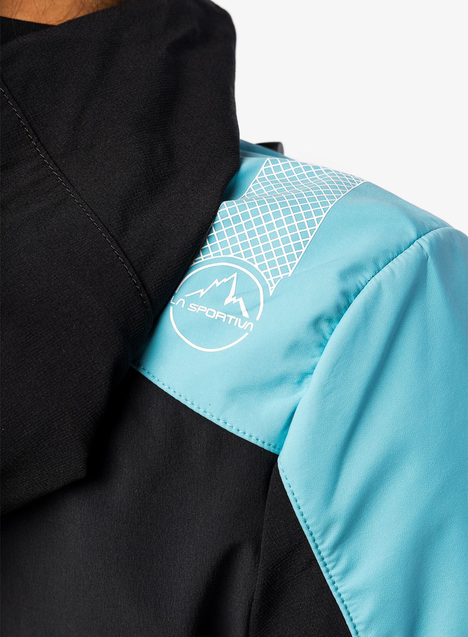 Ženski softshell La Sportiva Aequilibrium Softshell Jacket  - black/malibu blue