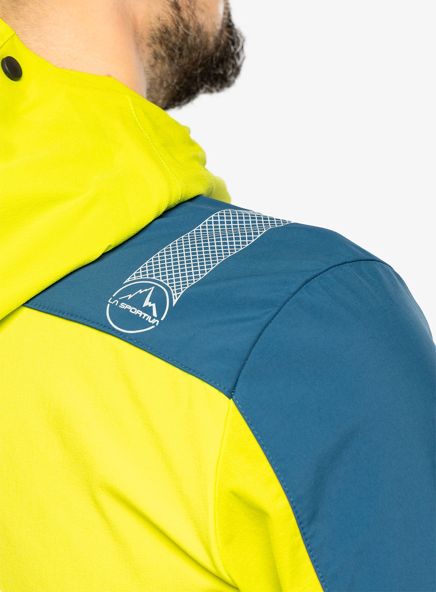Softshell jakna La Sportiva Aequilibrium Softshell Jkt - lime punch/storm blue