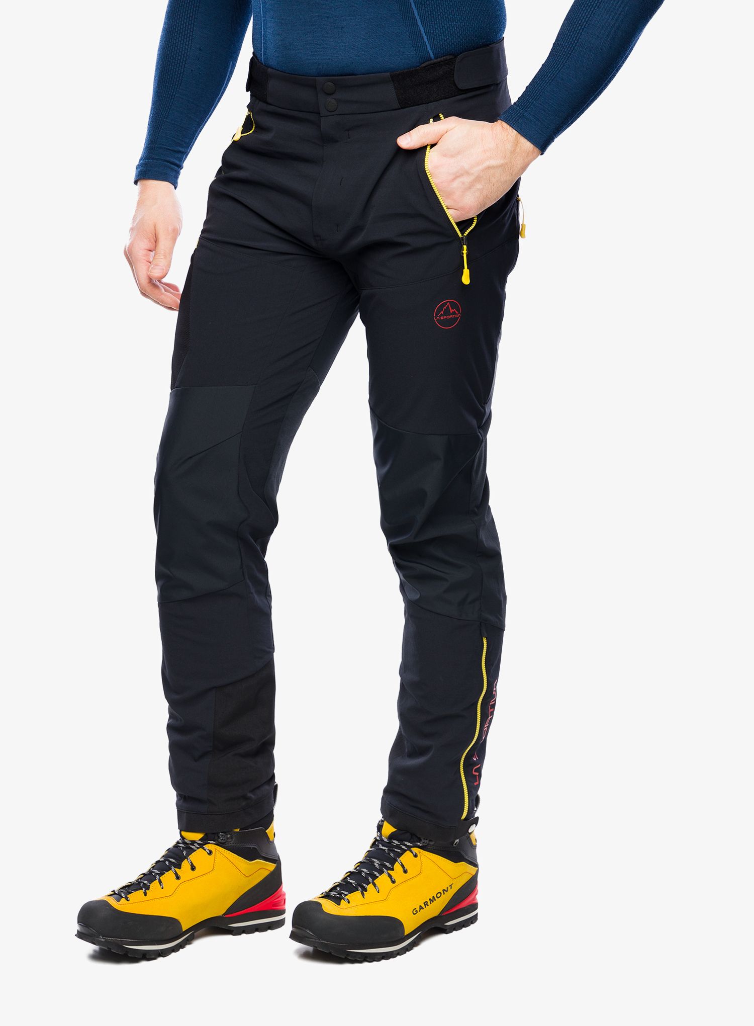 Moške hlače La Sportiva Aequilibrium Softshell Pant - black