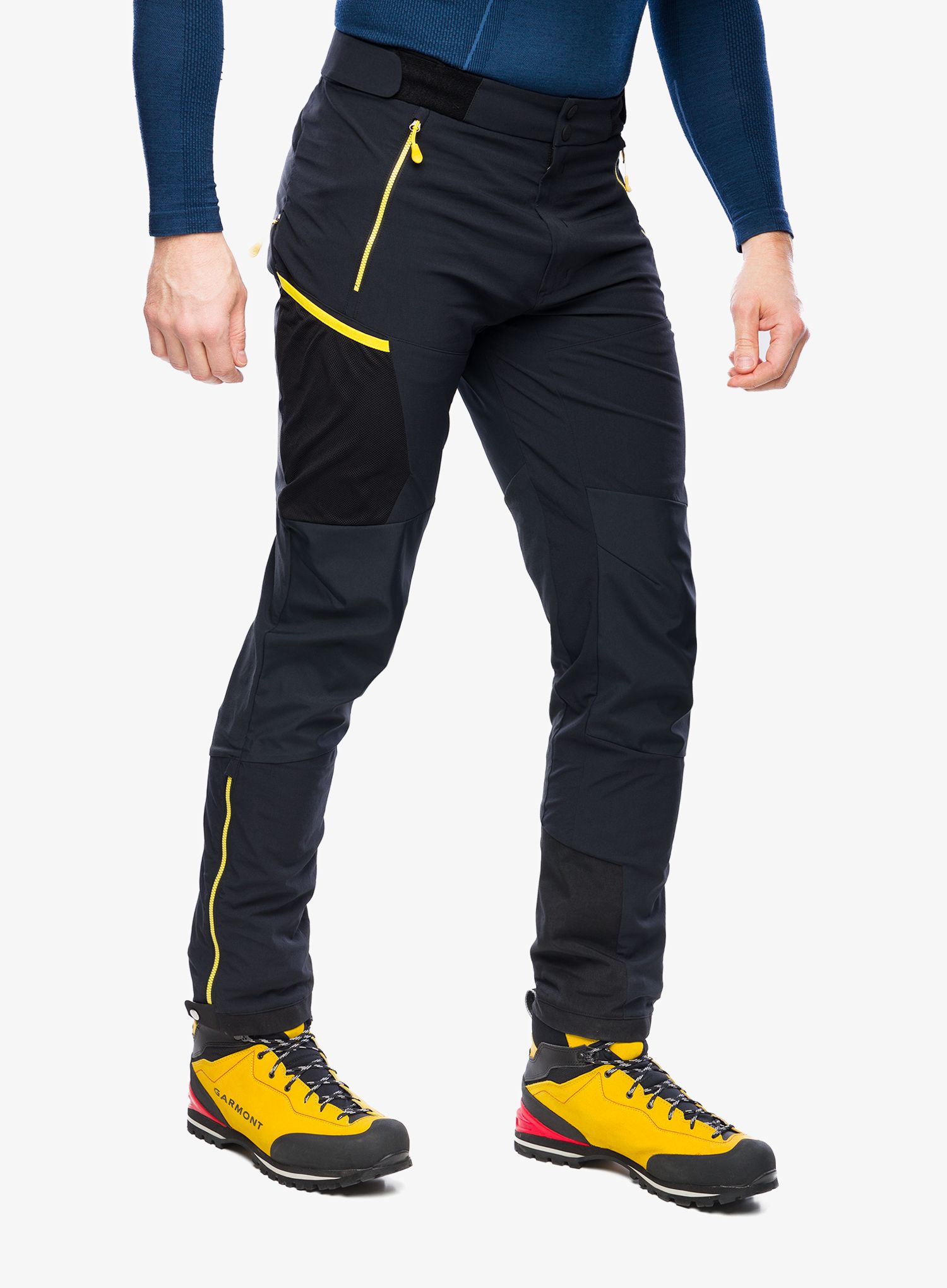 Moške hlače La Sportiva Aequilibrium Softshell Pant - black